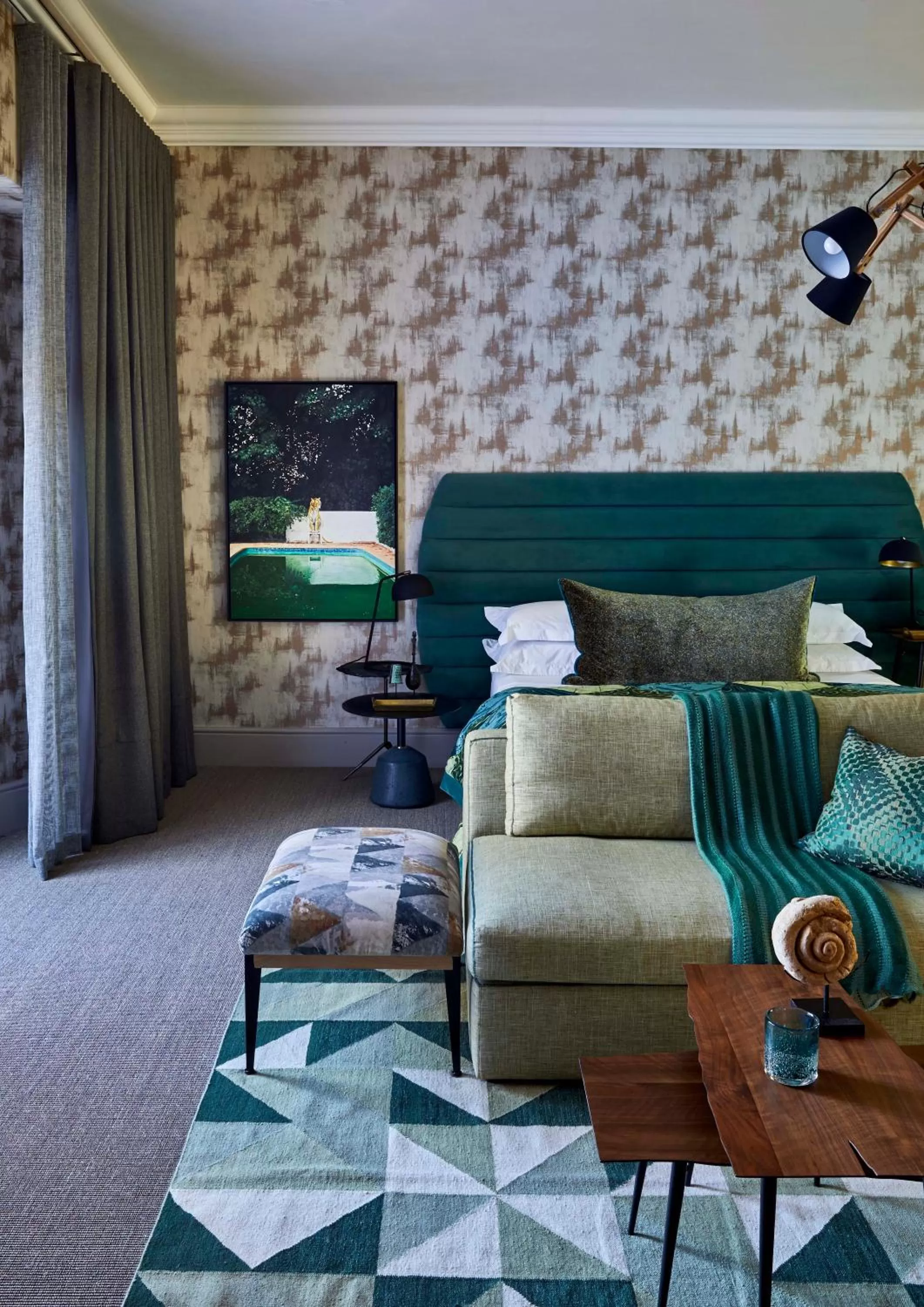 Bed in The Thatch House Boutique Hotel, Hermanus