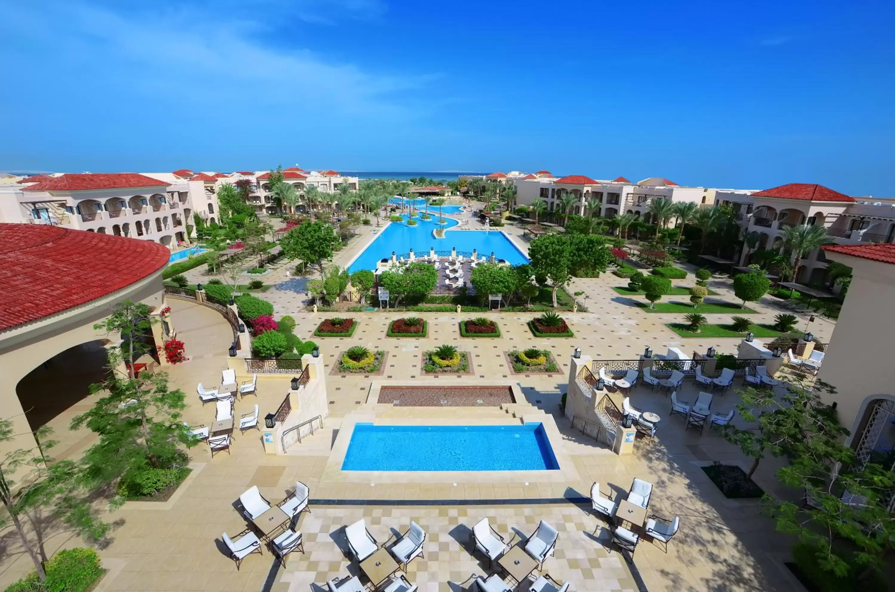 Swimming pool, Pool View in Jaz Aquamarine Resort