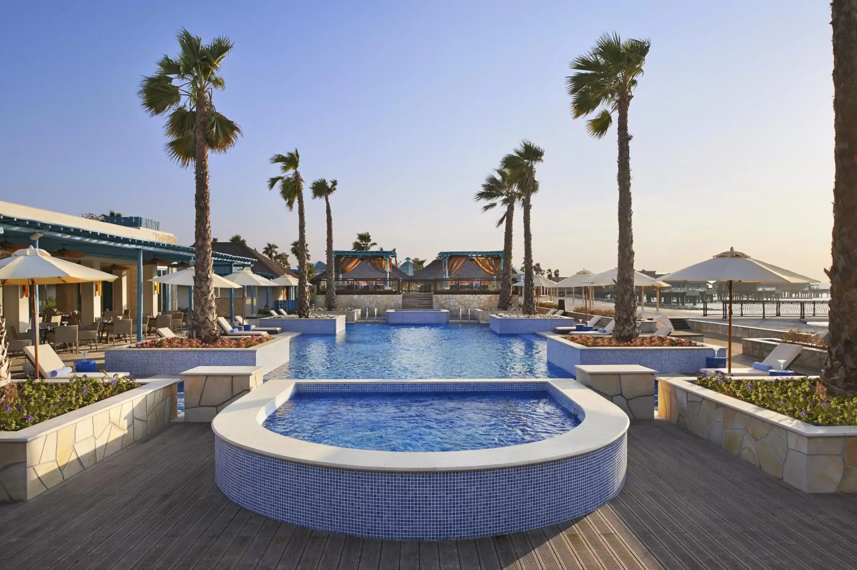 Swimming pool in Banana Island Resort Doha by Anantara Swimming pool in Banana Island Resort Doha by Anantara