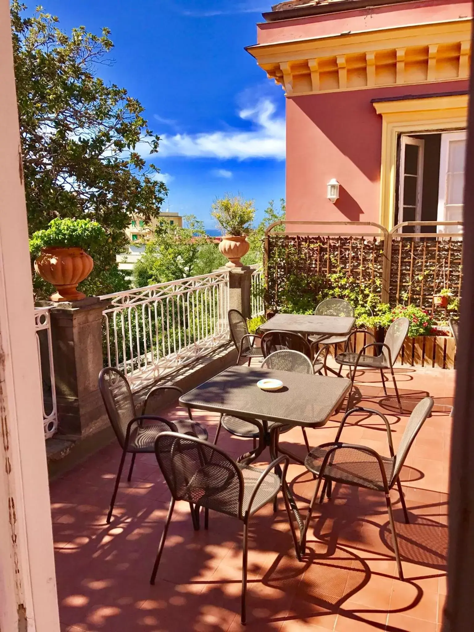 Balcony/Terrace in The Secret Garden Relais