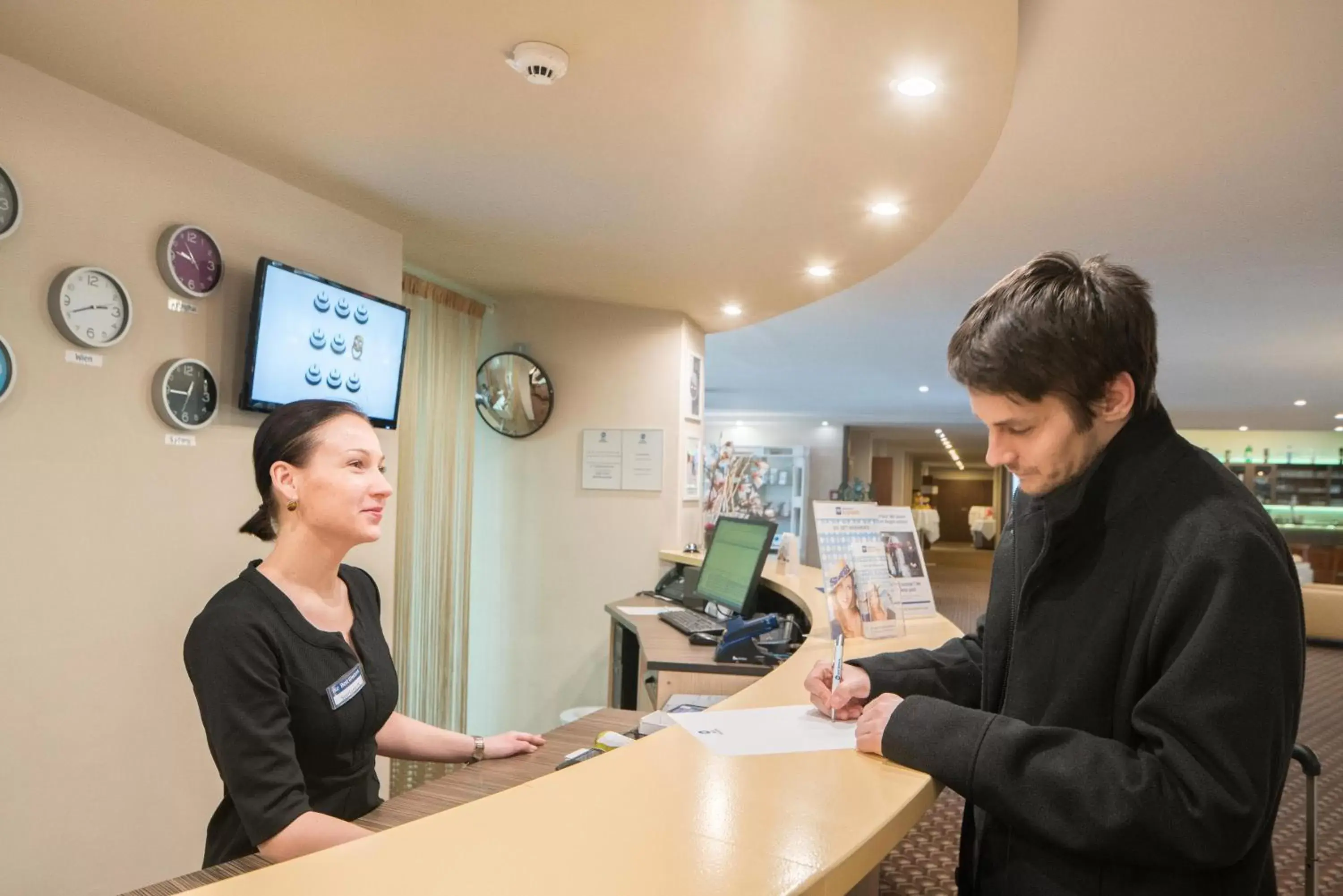 People, Lobby/Reception in Best Western Smart Hotel