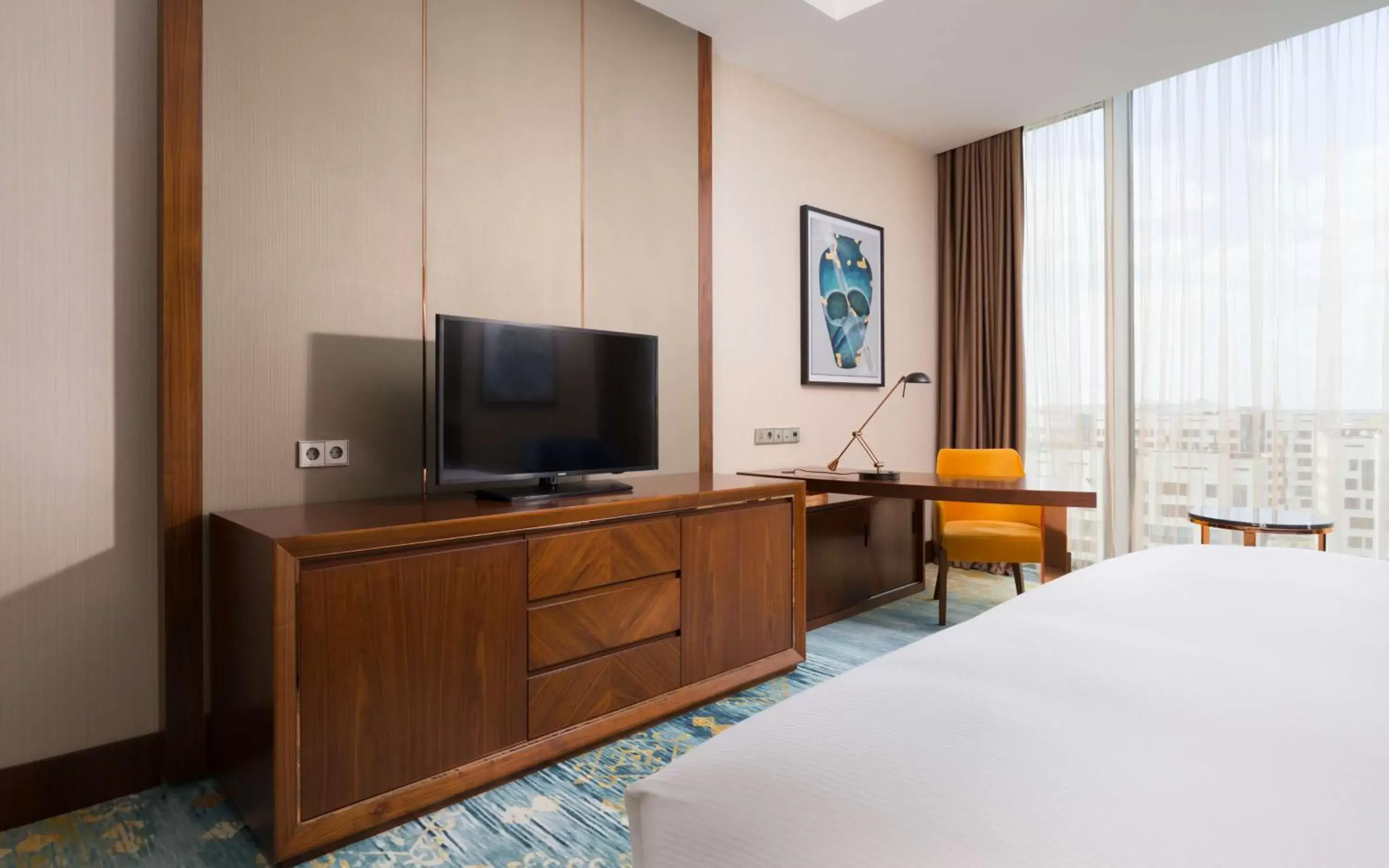 Bedroom, TV/Entertainment Center in Hilton Astana