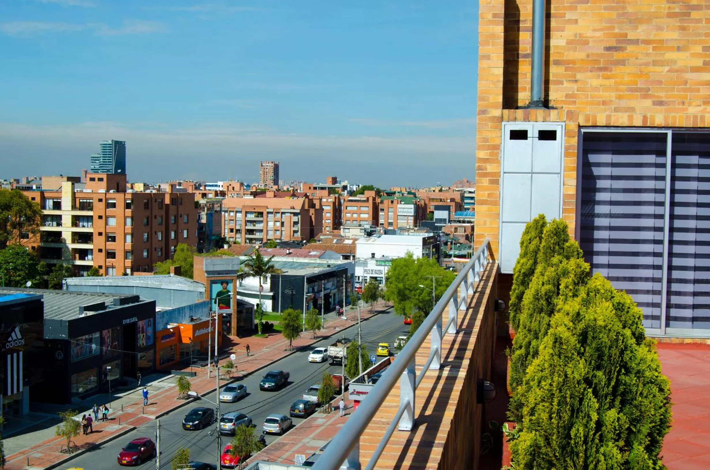 Bird's eye view in 122 Plaza Apartahotel