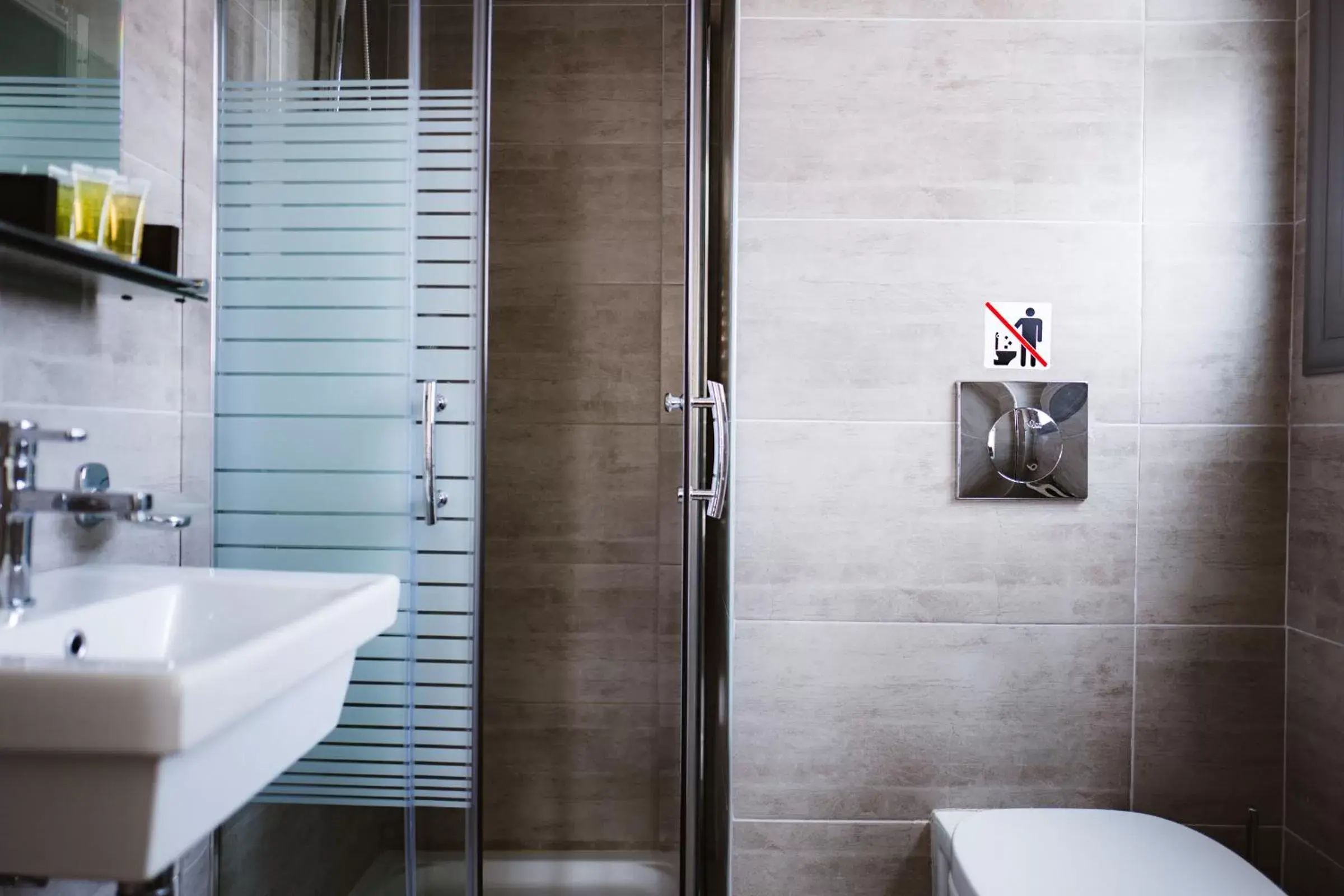 Shower, Bathroom in Piraeus Port Hotel