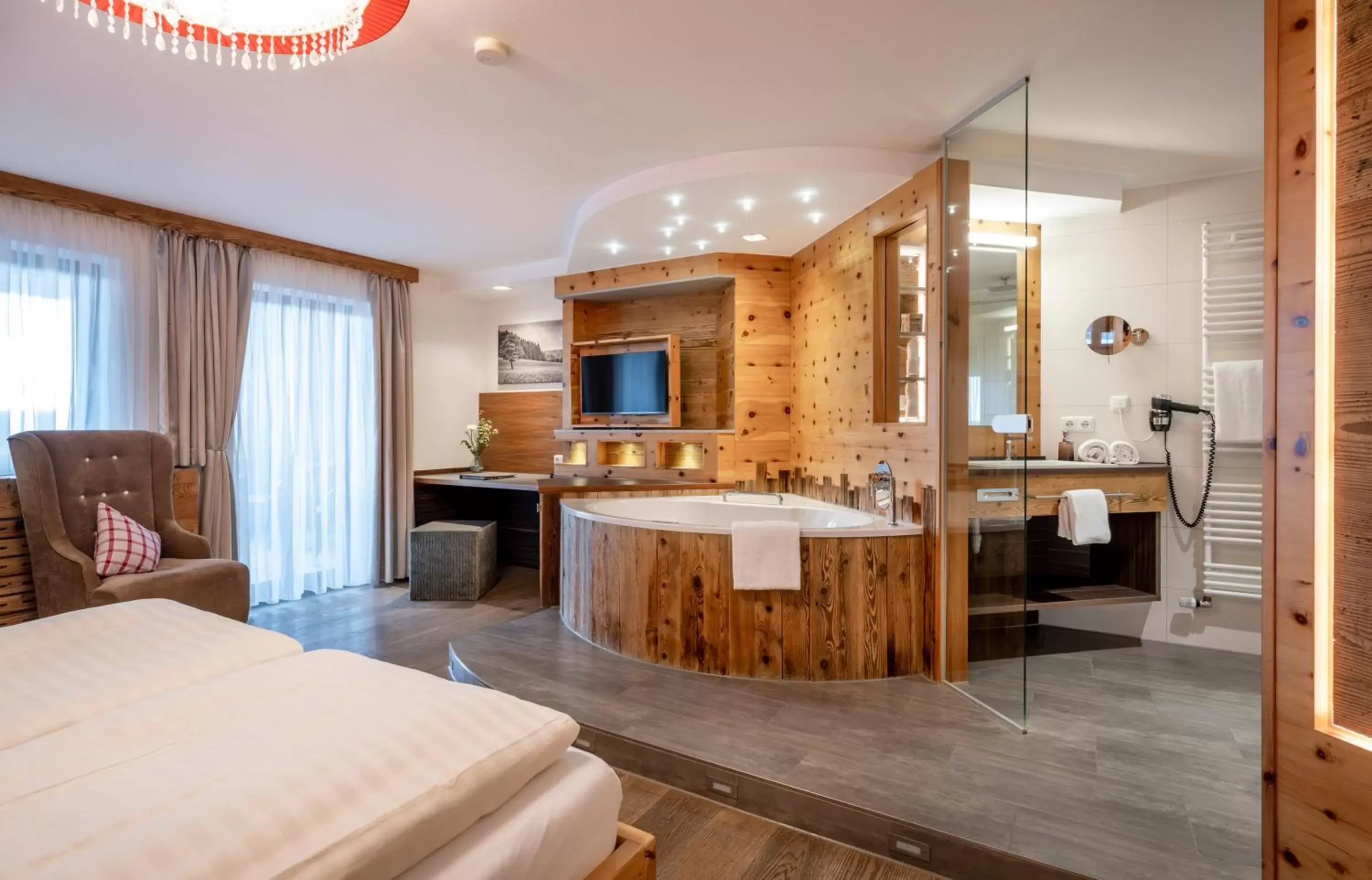 Bathroom in Hüttenhof - Wellnesshotel & Luxus-Bergchalets - Adults only