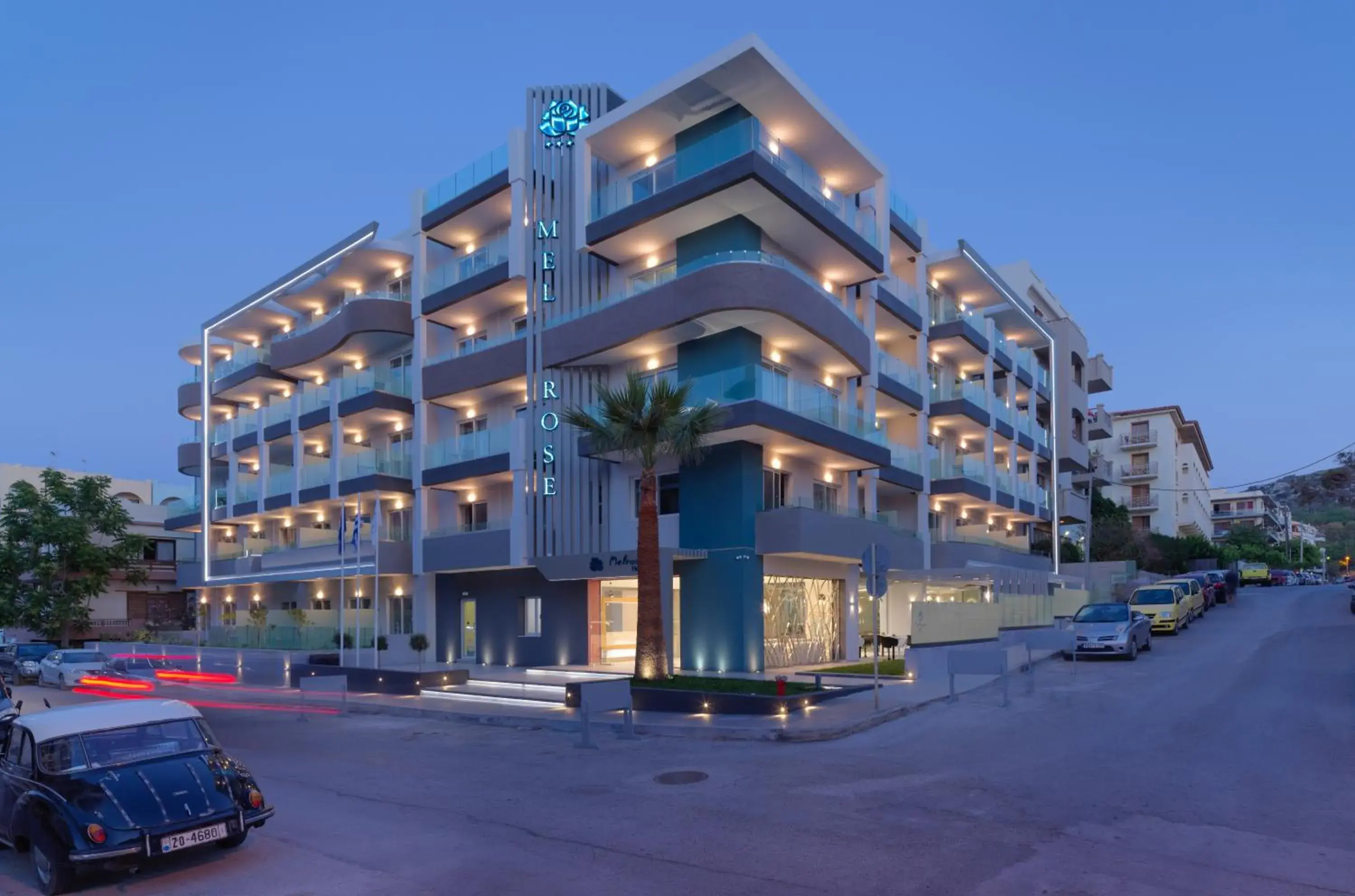 Facade/entrance, Property Building in Melrose Hotel Rethymno