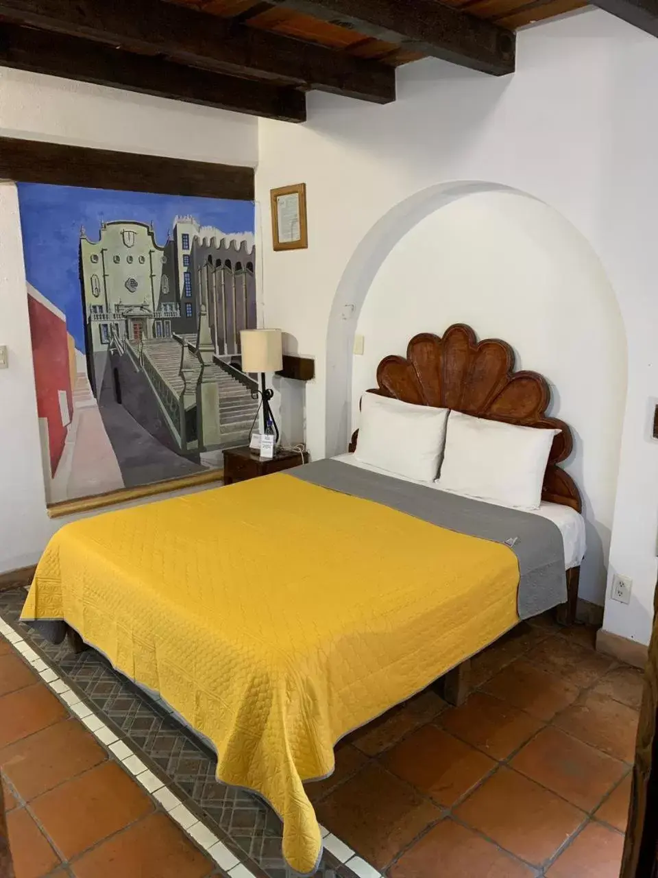 Bed in Hotel Real Guanajuato