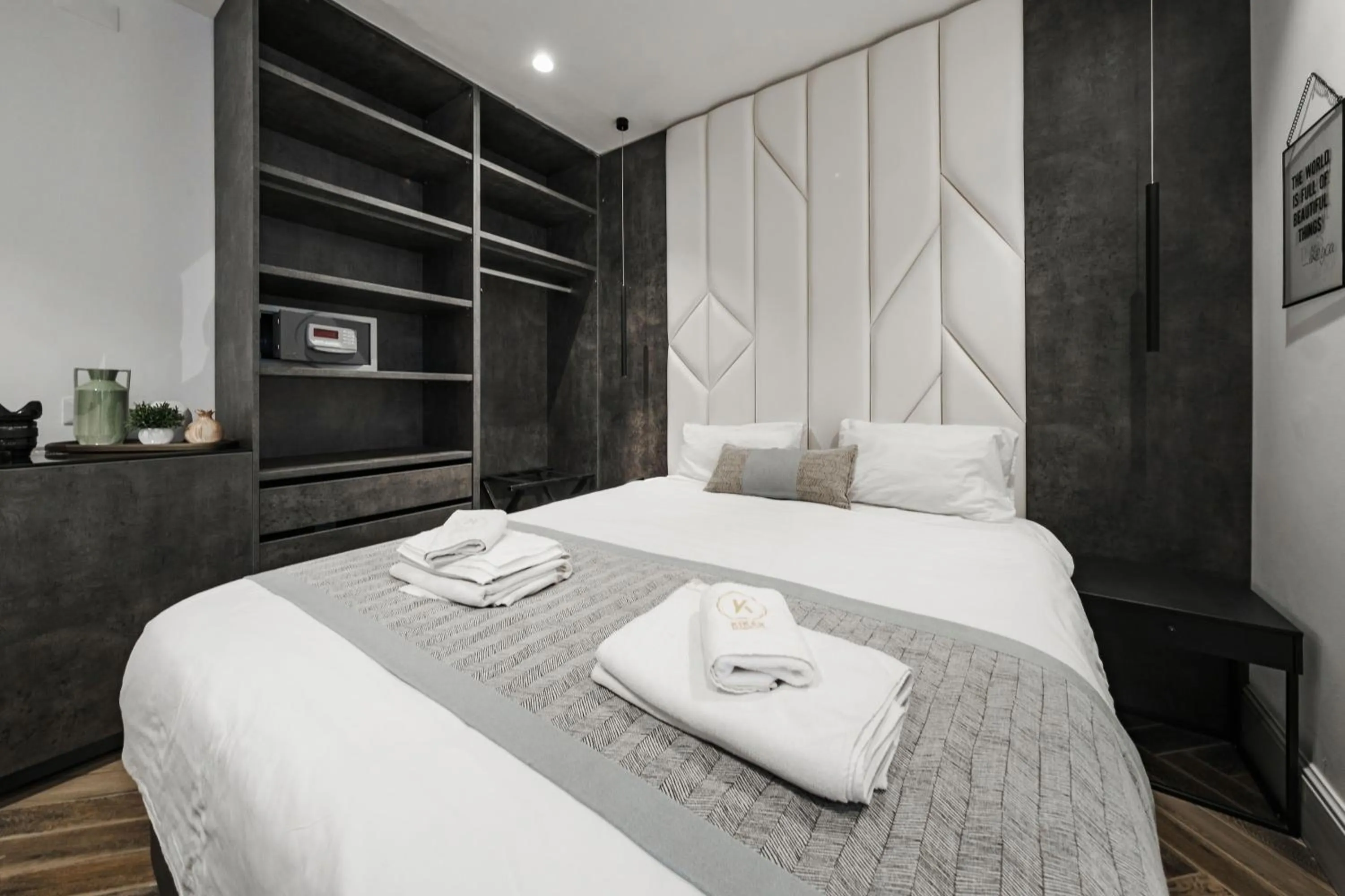 Bed in Kikar Boutique Hotel