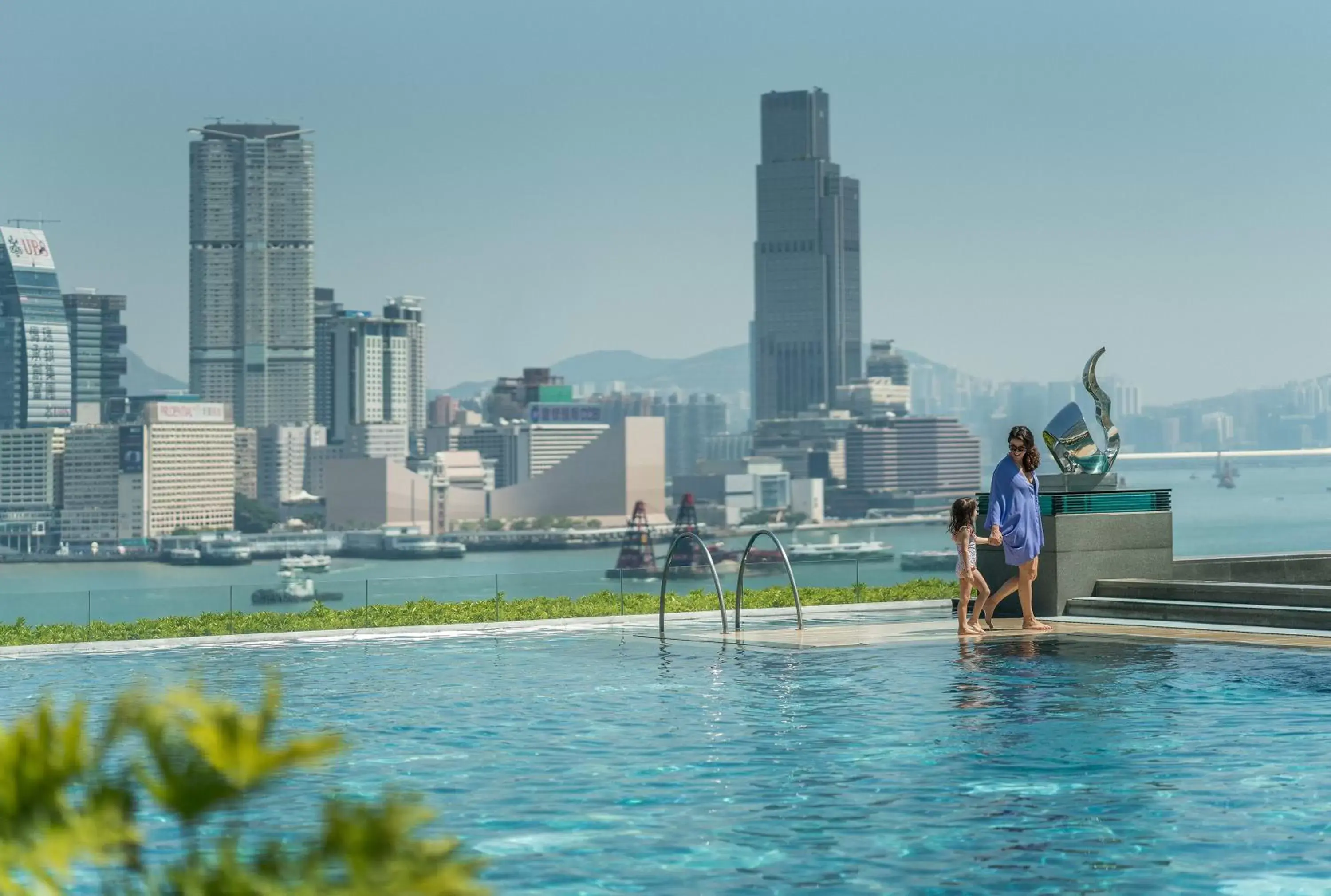 Swimming pool in Four Seasons Hotel Hong Kong