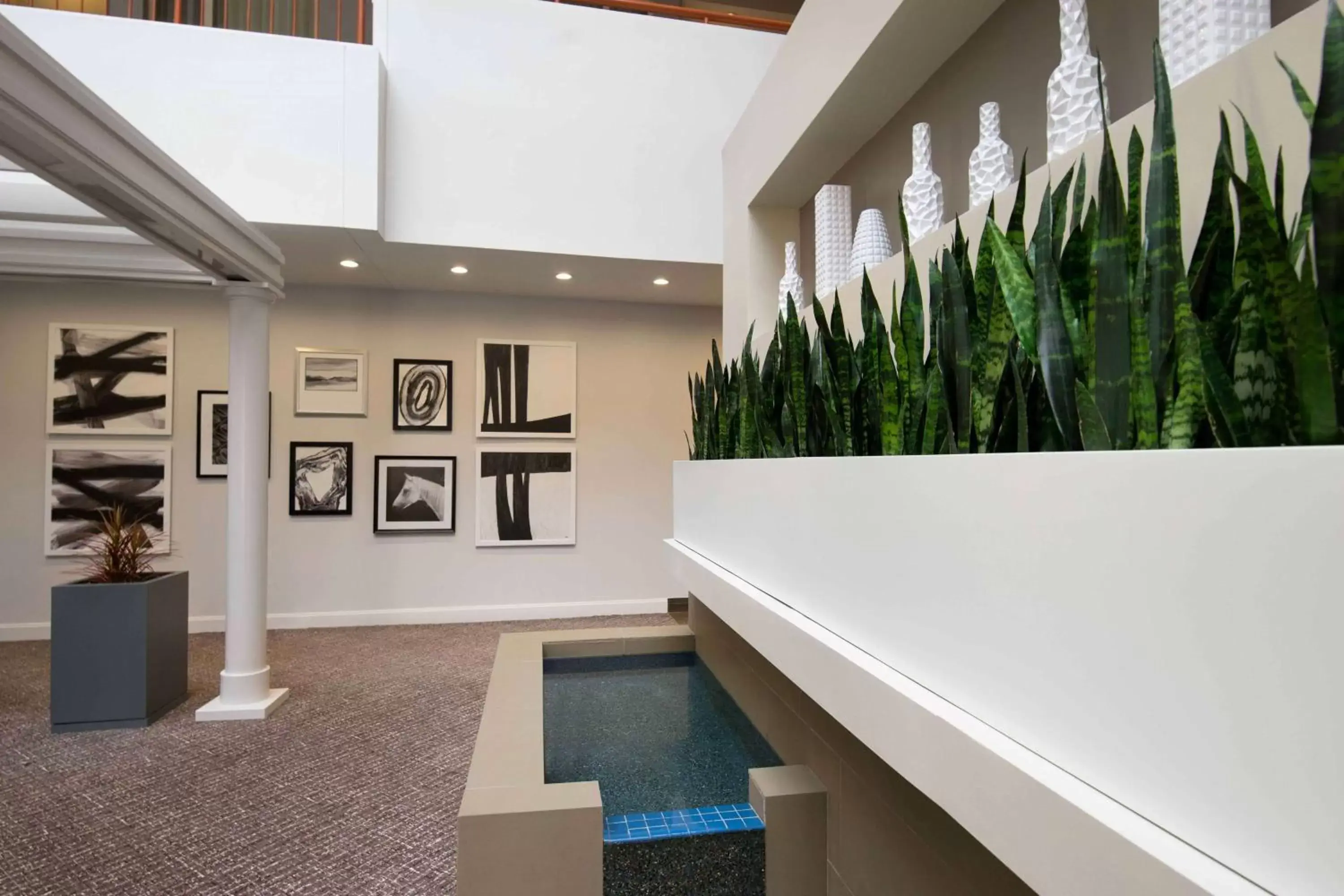 Lobby or reception in Embassy Suites by Hilton Baltimore at BWI Airport Lobby or reception in Embassy Suites by Hilton Baltimore at BWI Airport