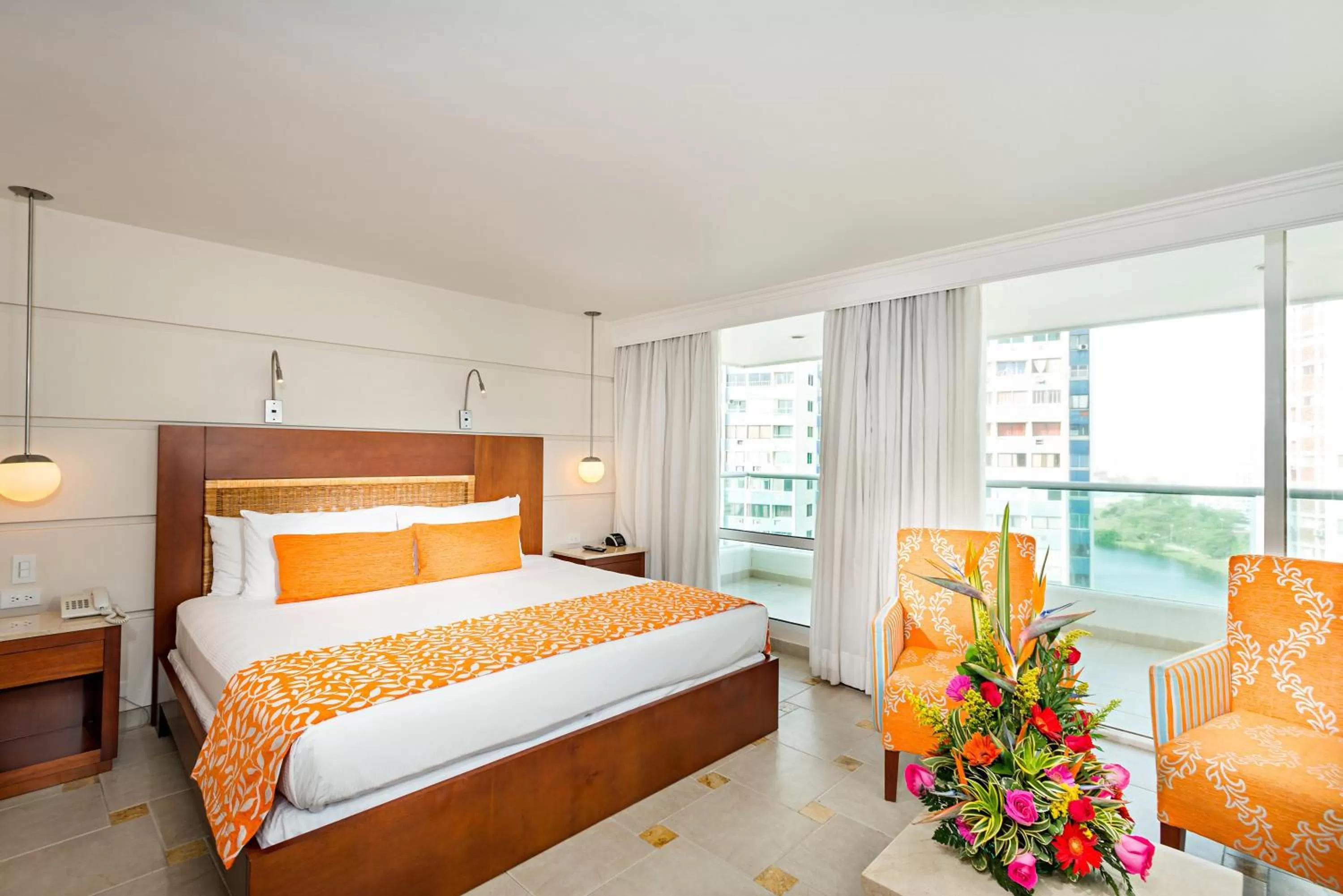 Bed in Hotel Dann Cartagena