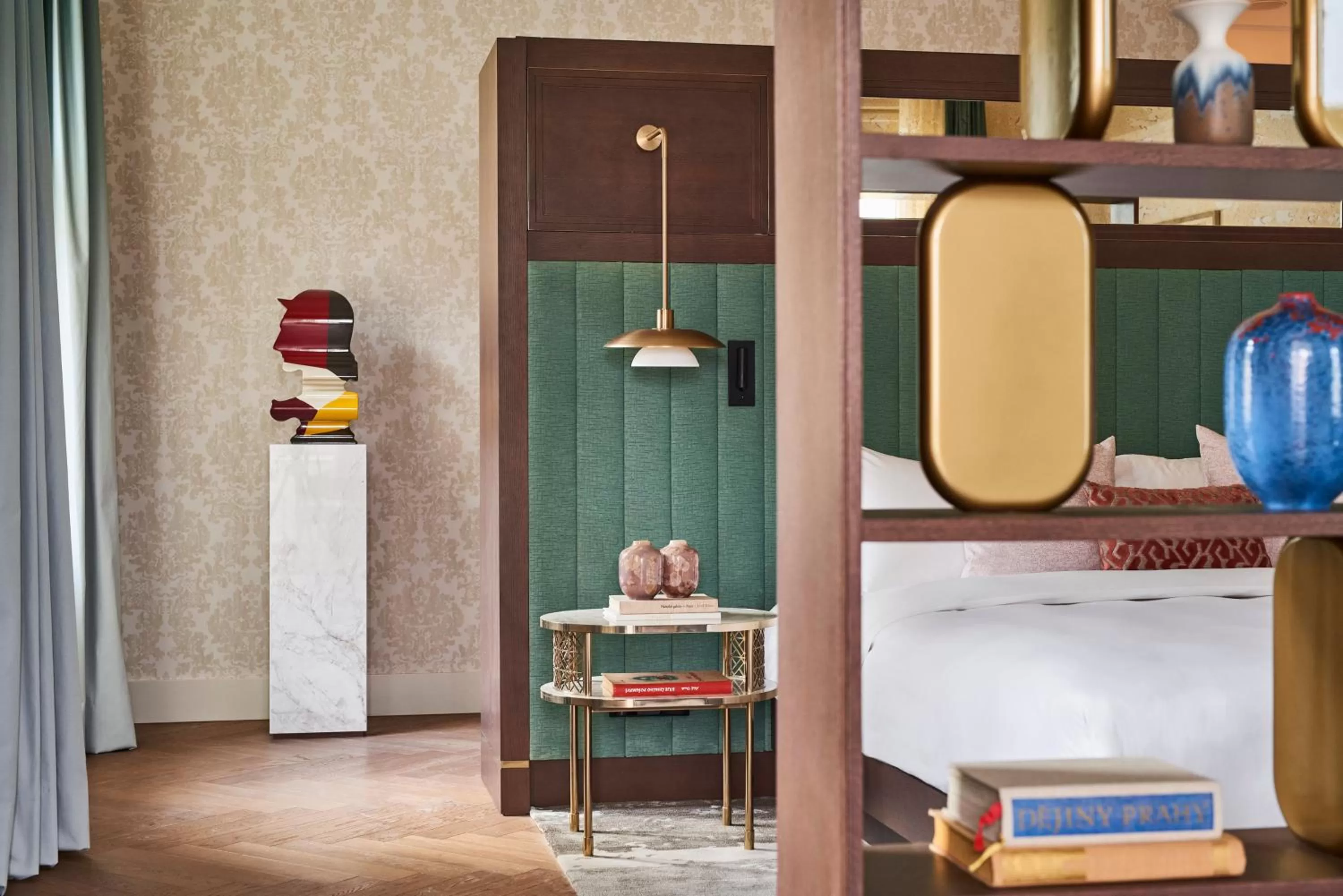 Bedroom in Andaz Prague, By Hyatt