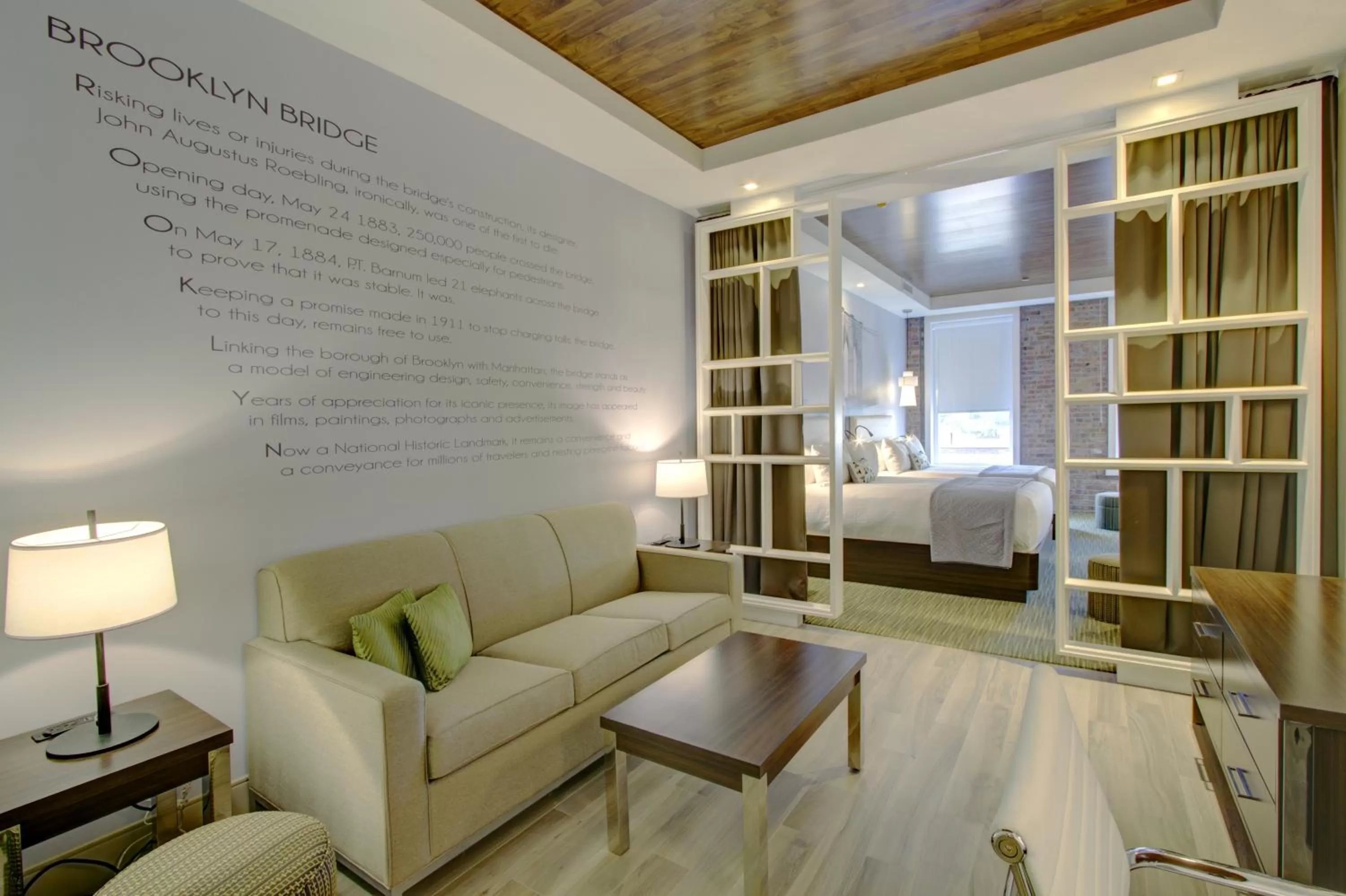 Living room in The Brooklyn