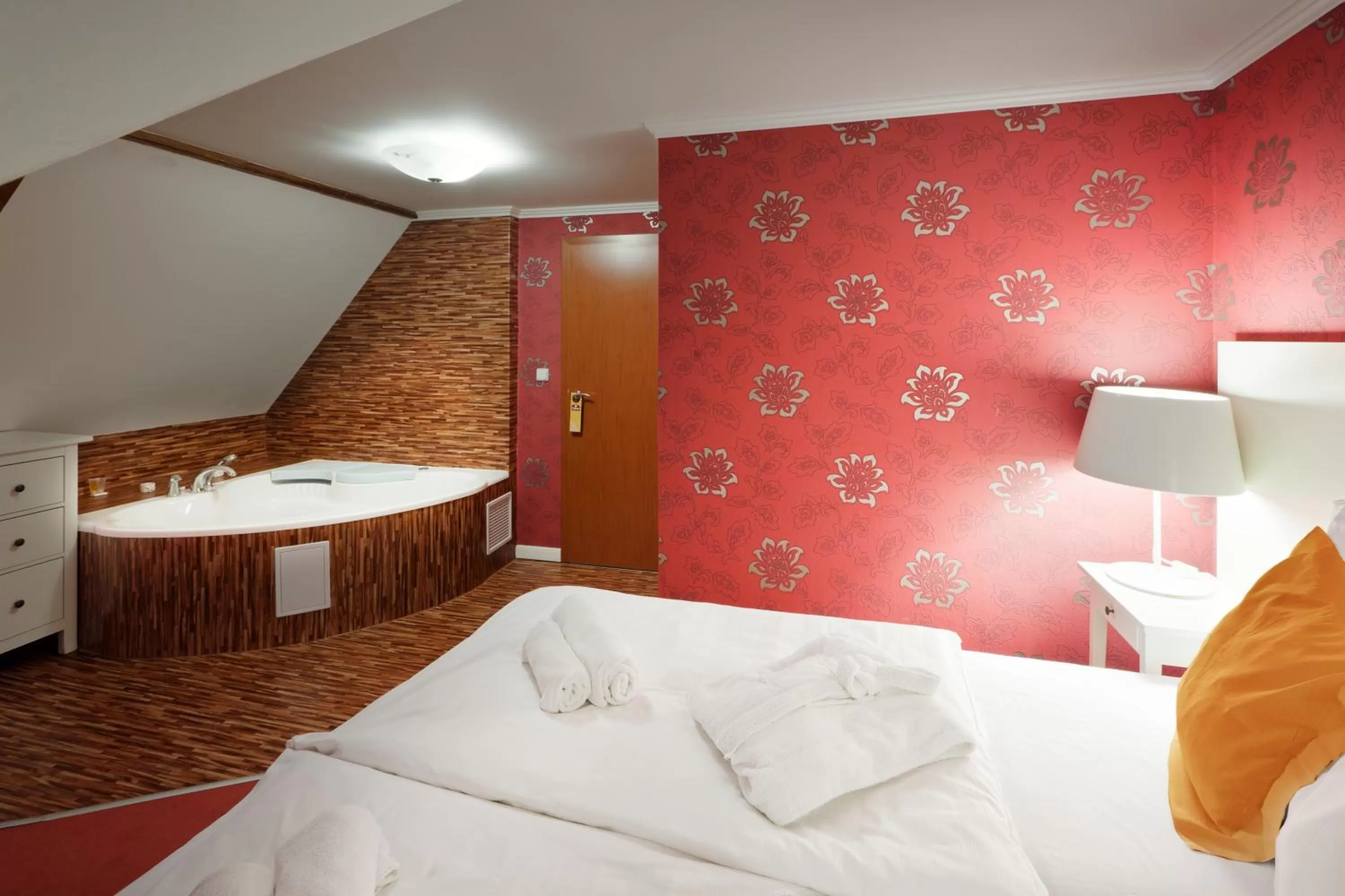 Bed in Pytloun Design Self Check-in Hotel