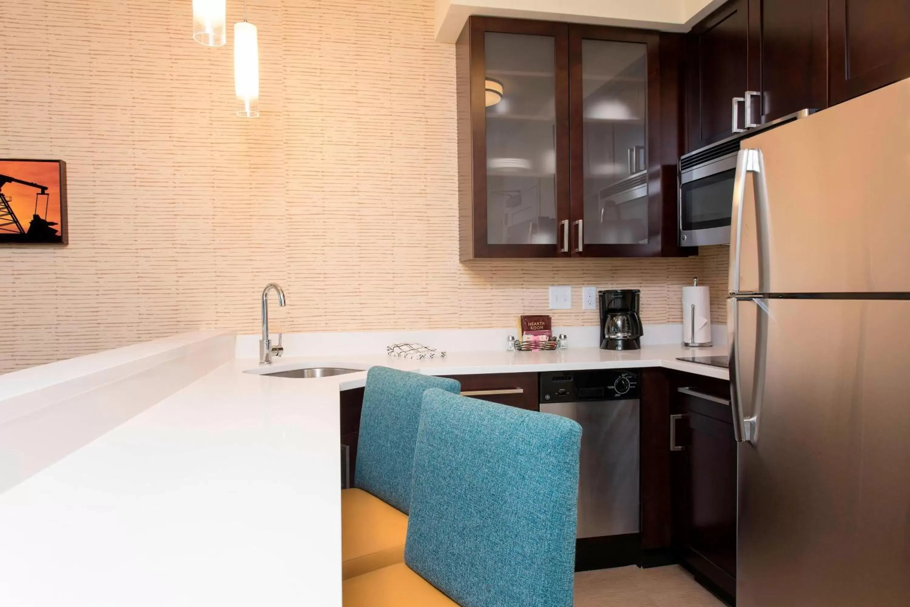 Kitchen or kitchenette, Kitchen/Kitchenette in Residence Inn by Marriott Houston Springwoods Village