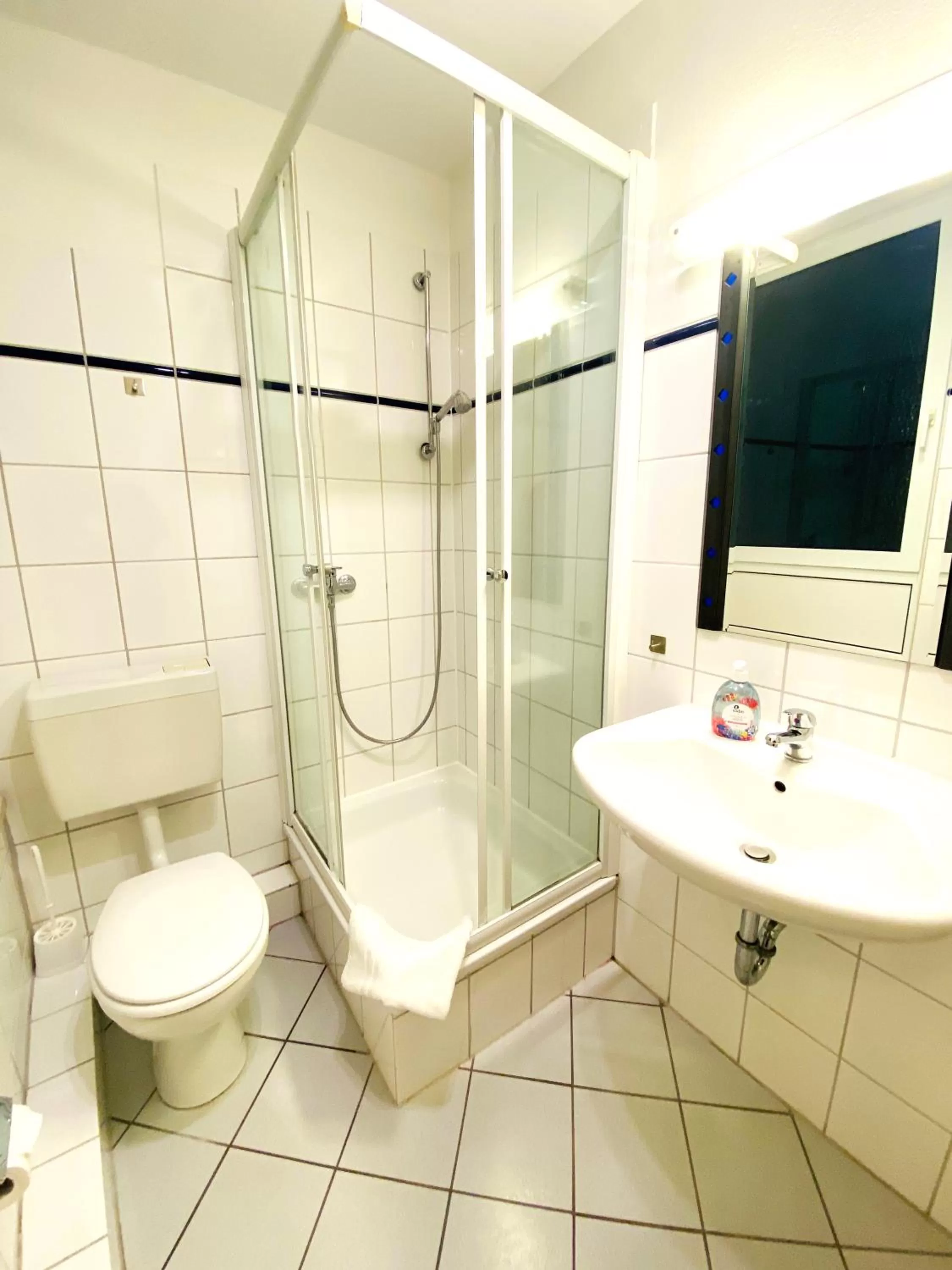 Shower in Hotel Hansehof