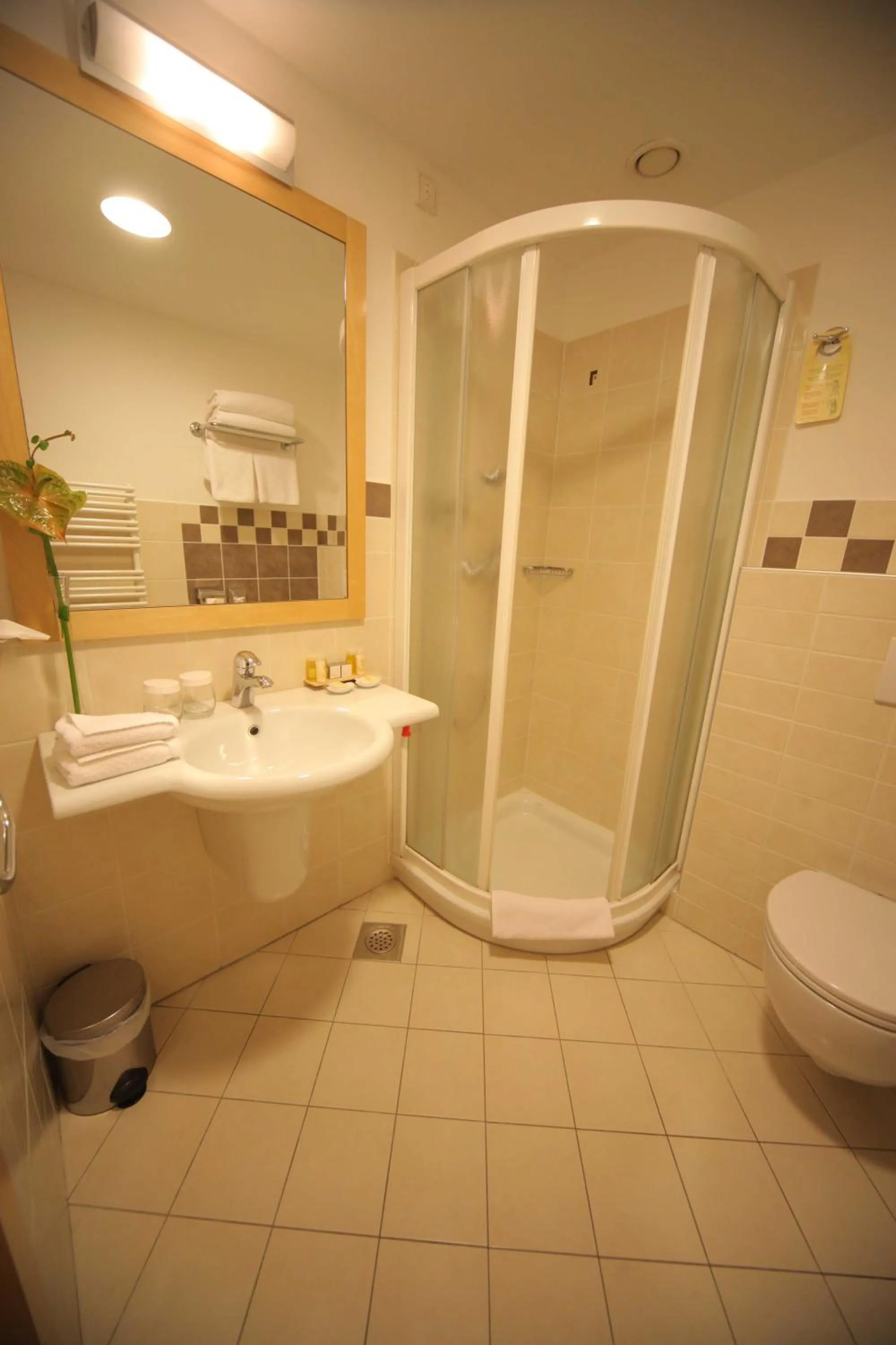 Shower in Hotel Lovec