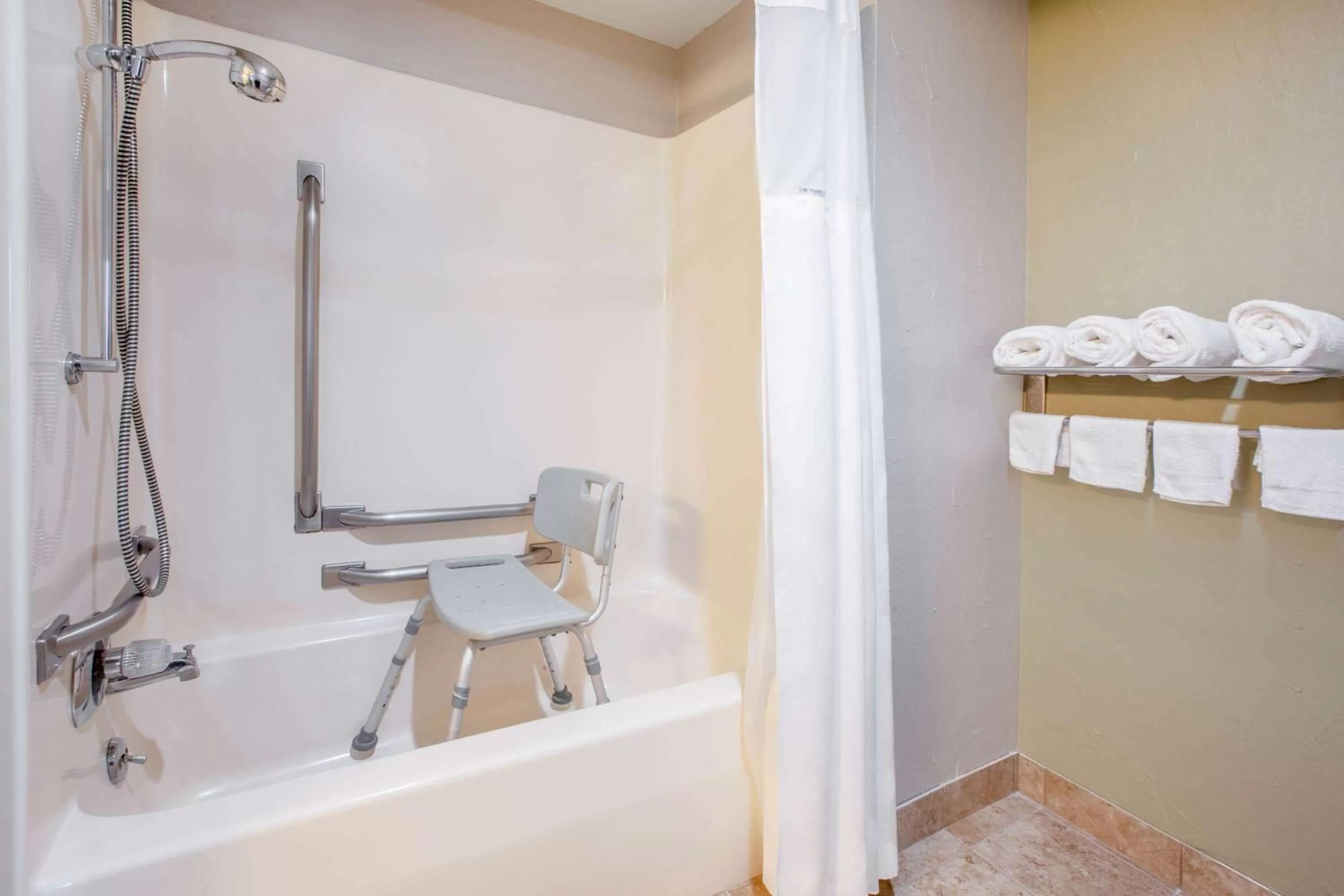 Bathroom in Baymont by Wyndham Grand Rapids Airport