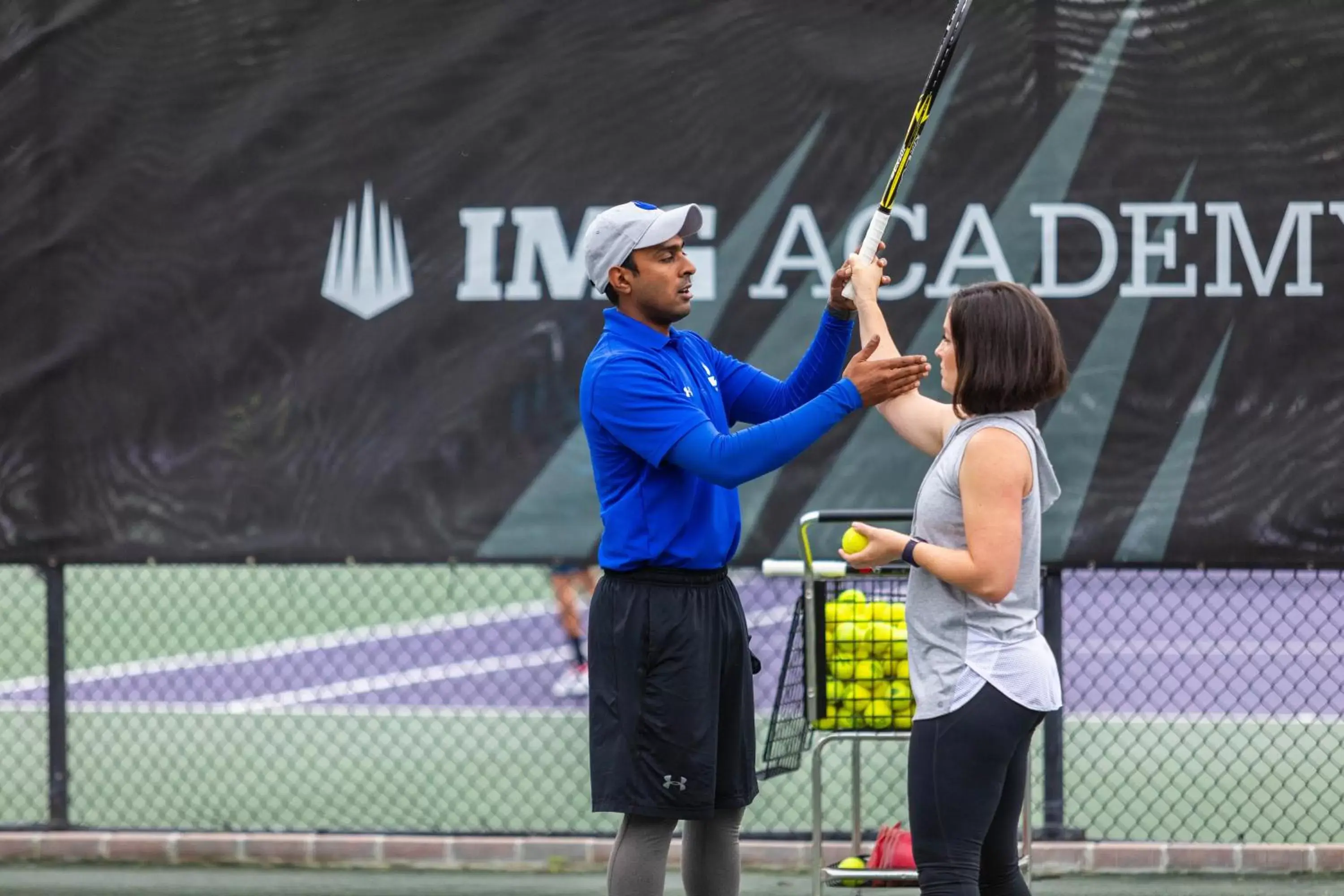 Tennis court in Legacy Hotel at IMG Academy