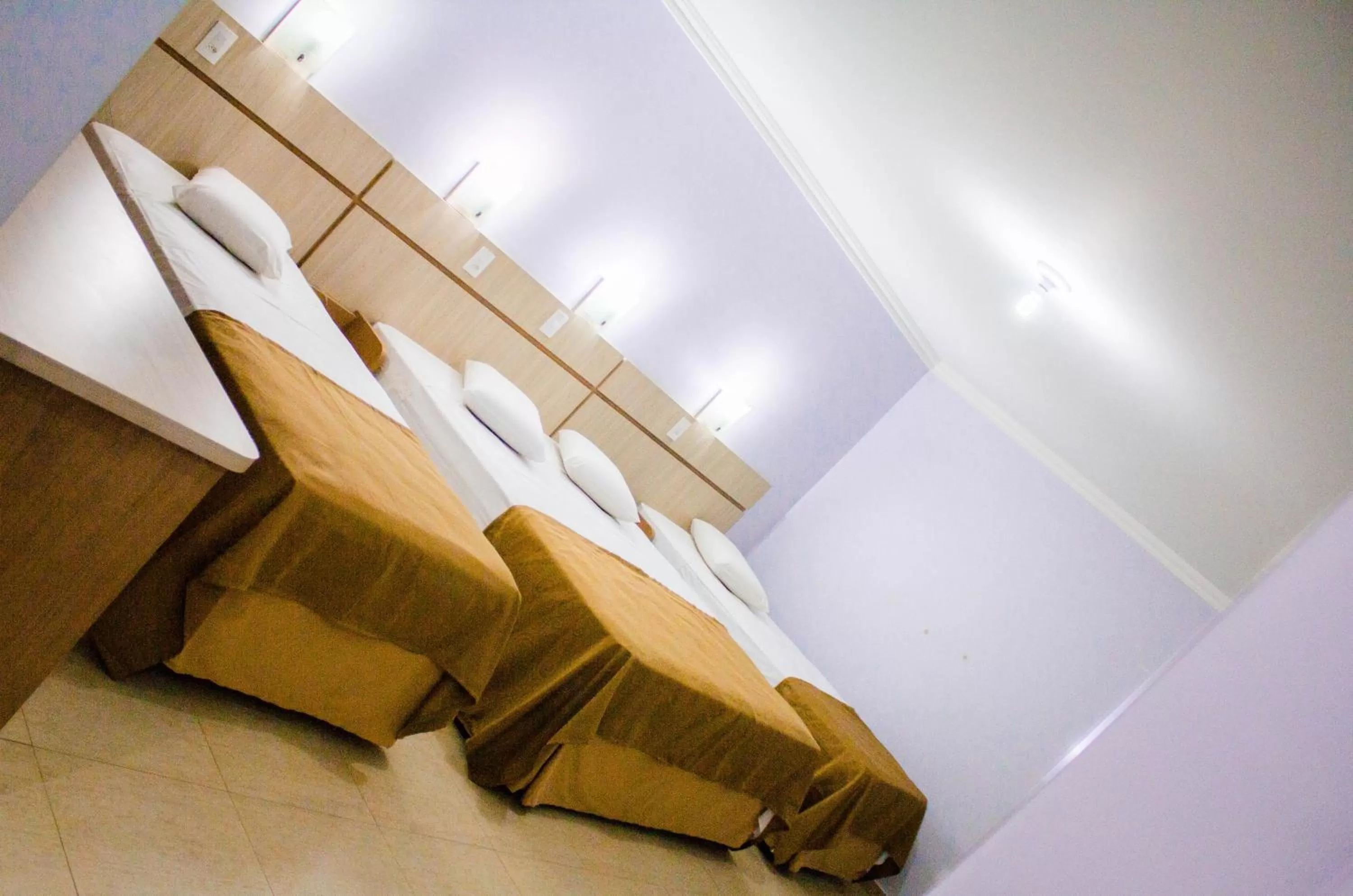 Bed in Hotel Baviera Iguassu