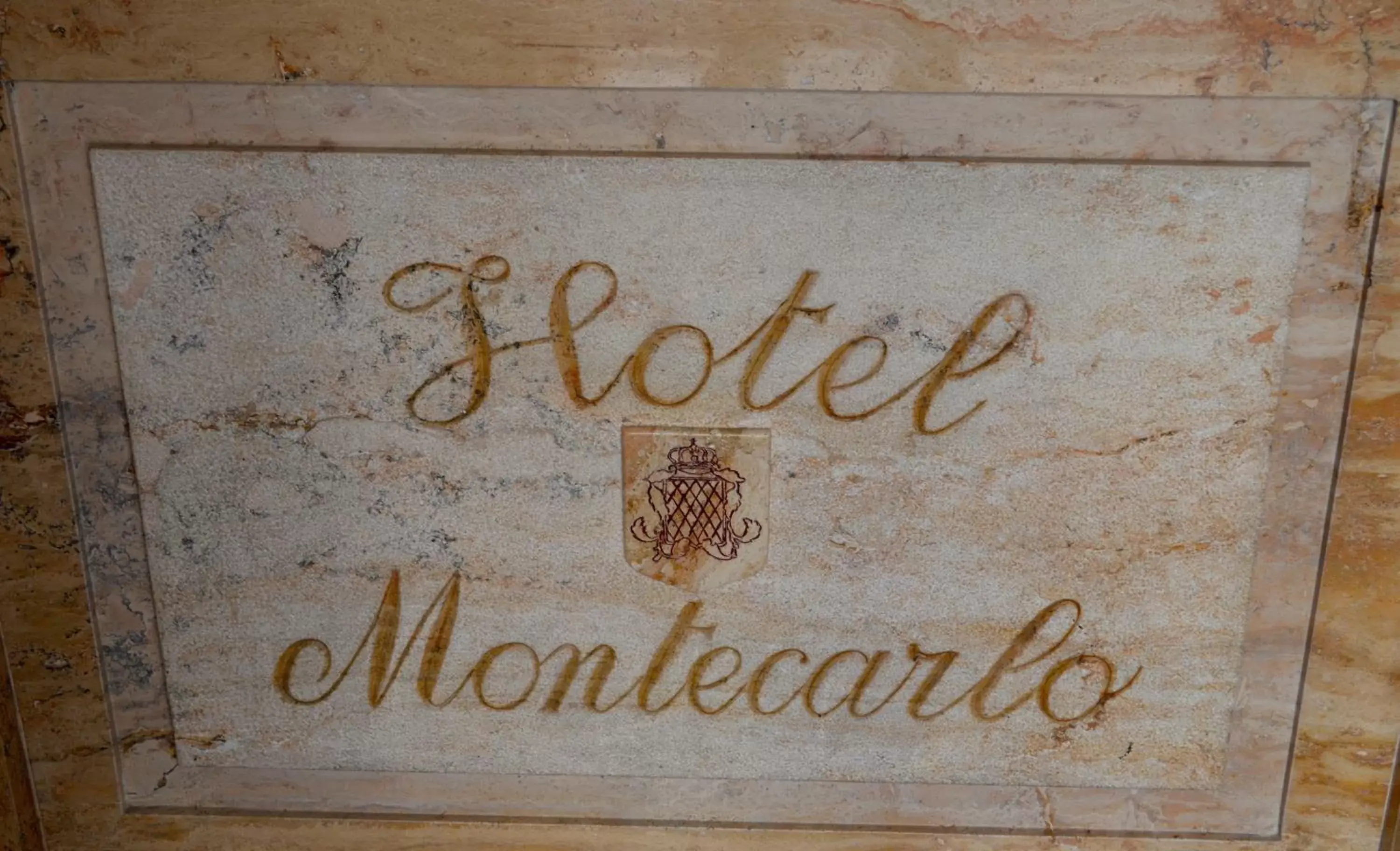 Decorative detail, Property Logo/Sign in Hotel Montecarlo