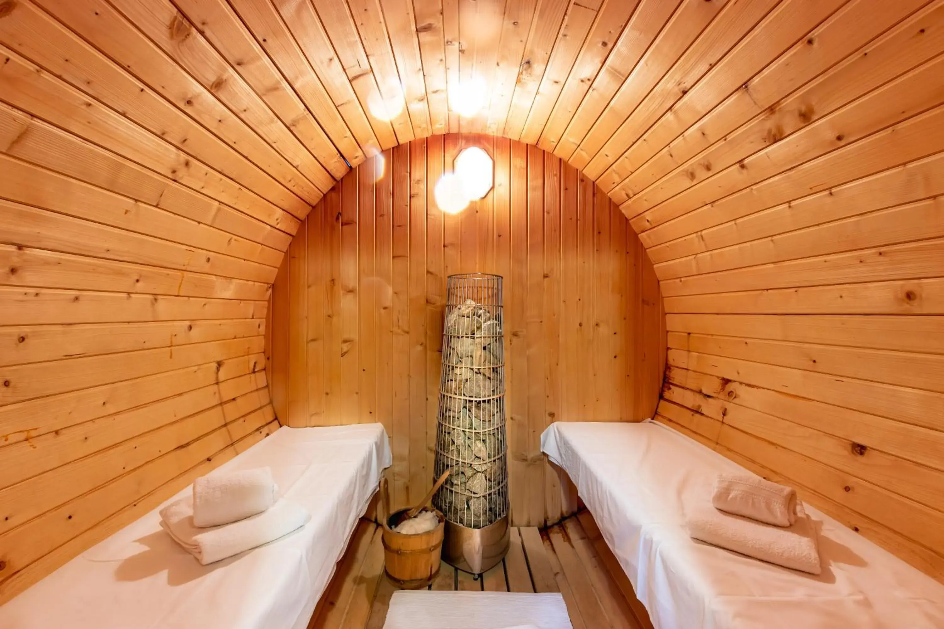 Sauna, Bathroom in Boutique Hotel SwissHouse