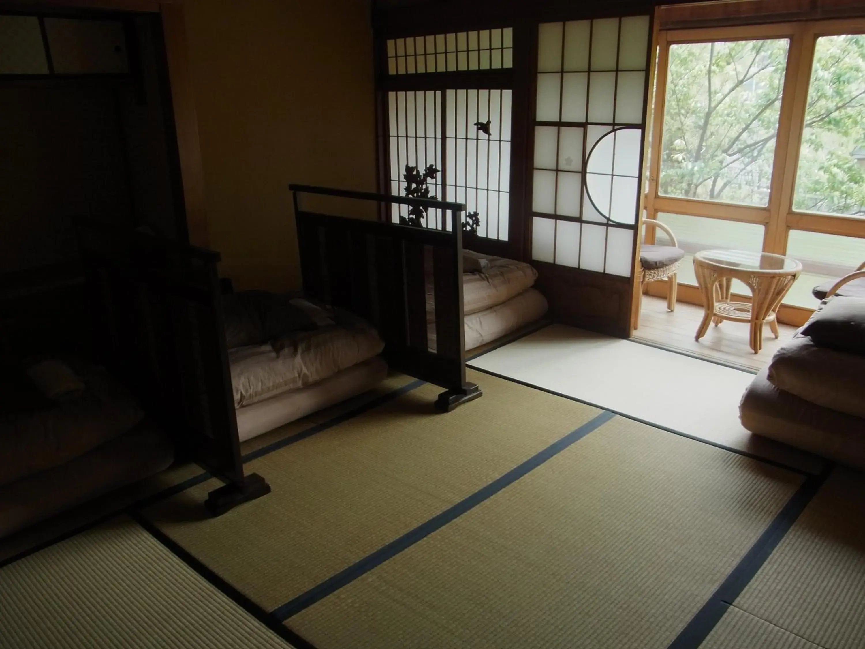 Photo of the whole room, Seating Area in K's House Ito Onsen - Historical Ryokan Hostel