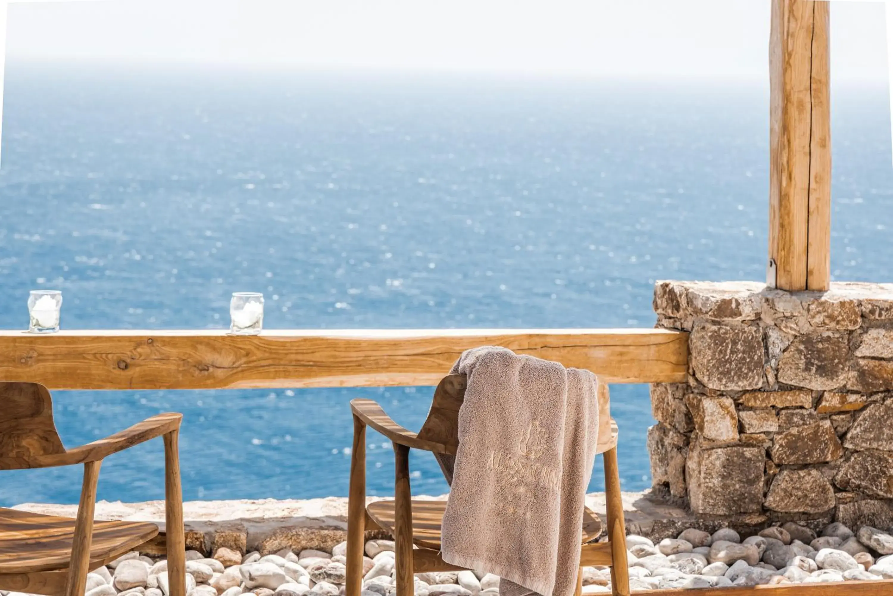 Natural landscape, Sea View in Alissachni Mykonos