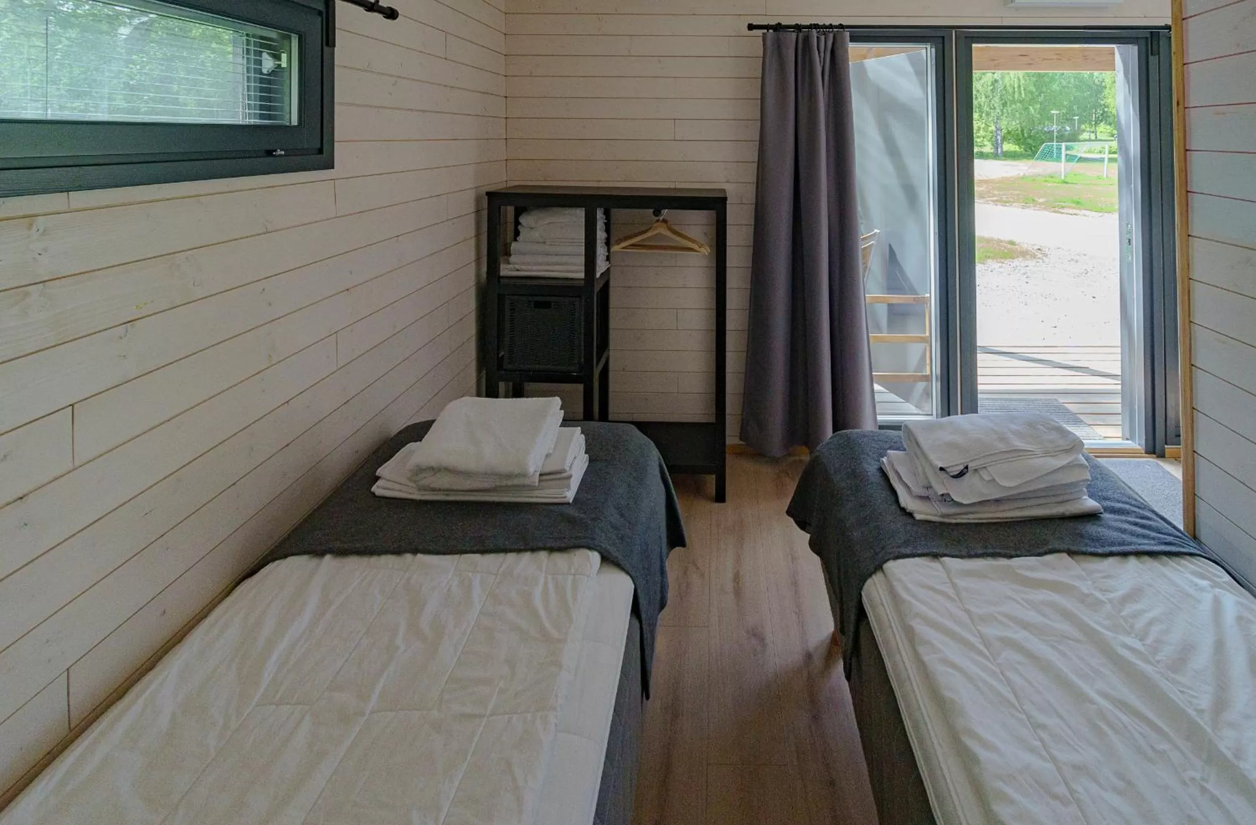 Bed in Rauhalahti Holiday Homes