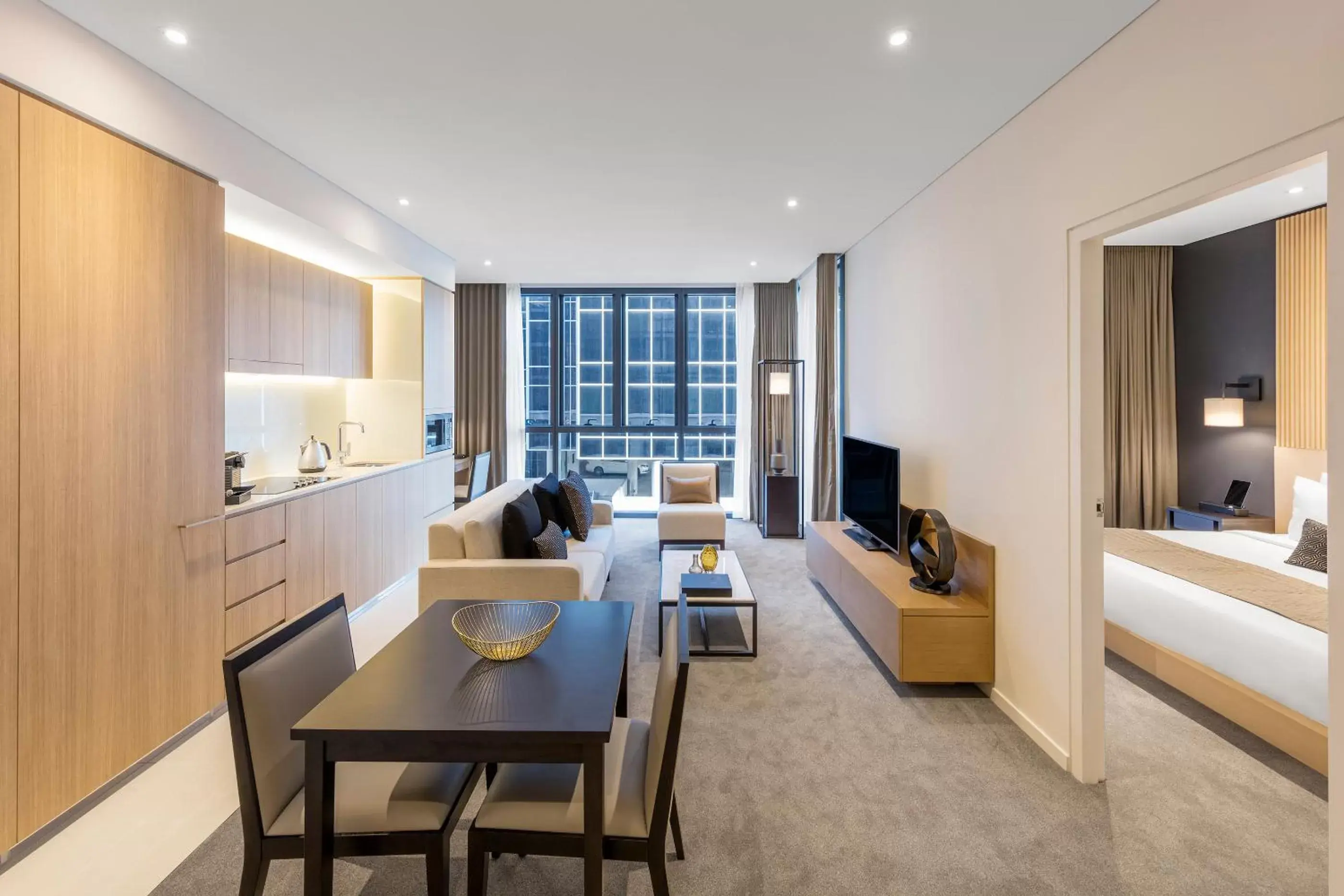 Dining Area in SKYE Hotel Suites Parramatta