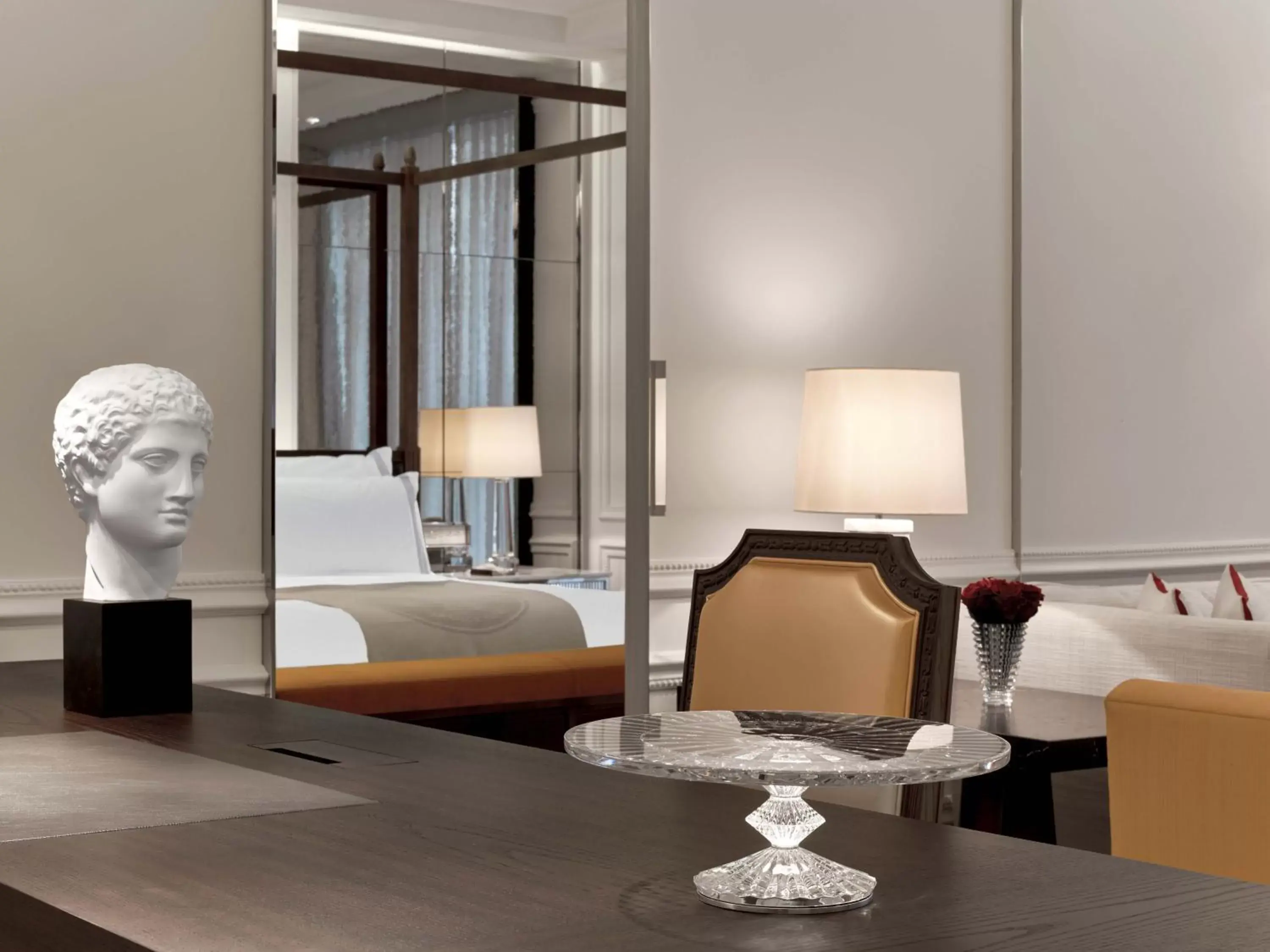 Bed in Baccarat Hotel and Residences New York