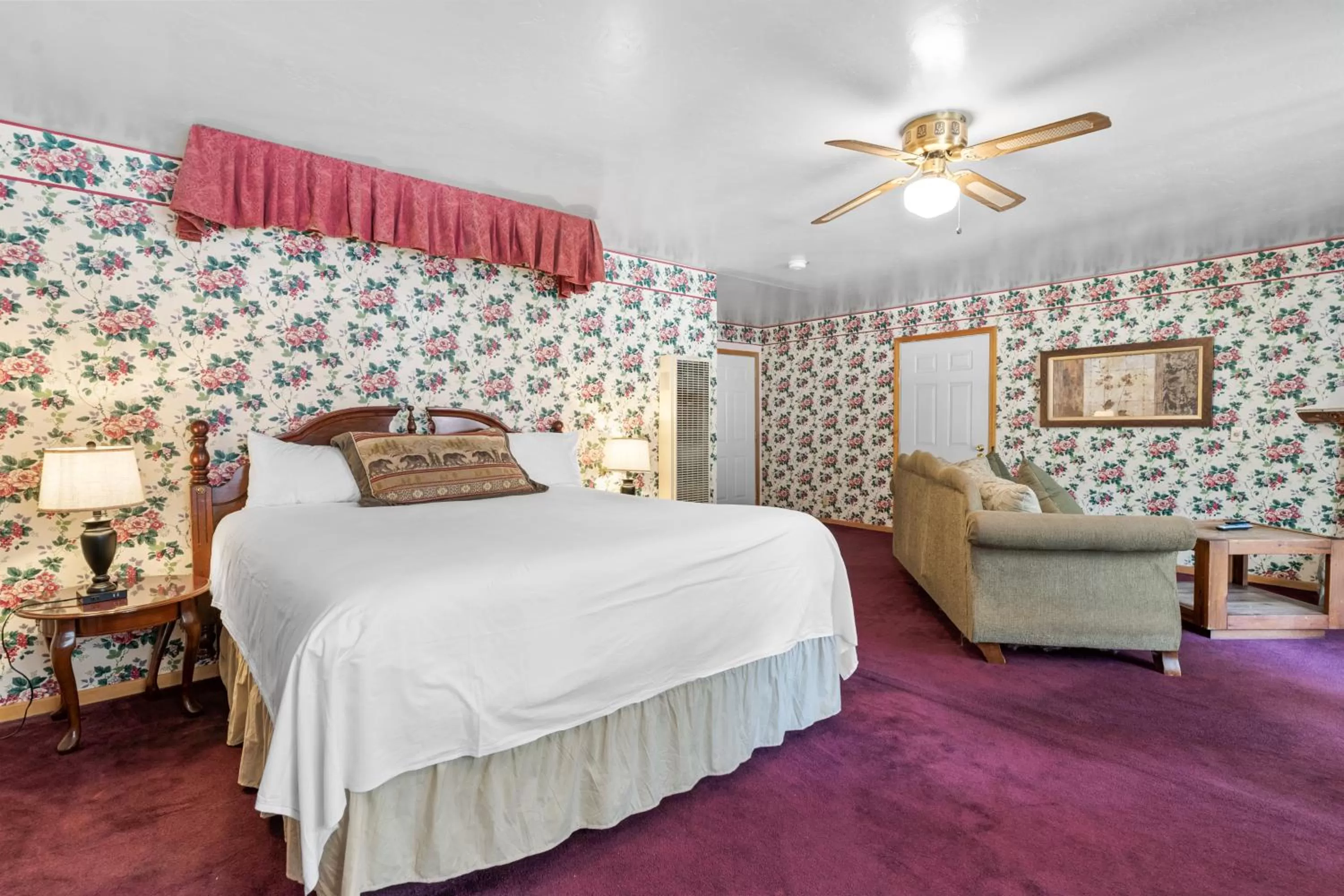 Bed in Black Forest Lodge