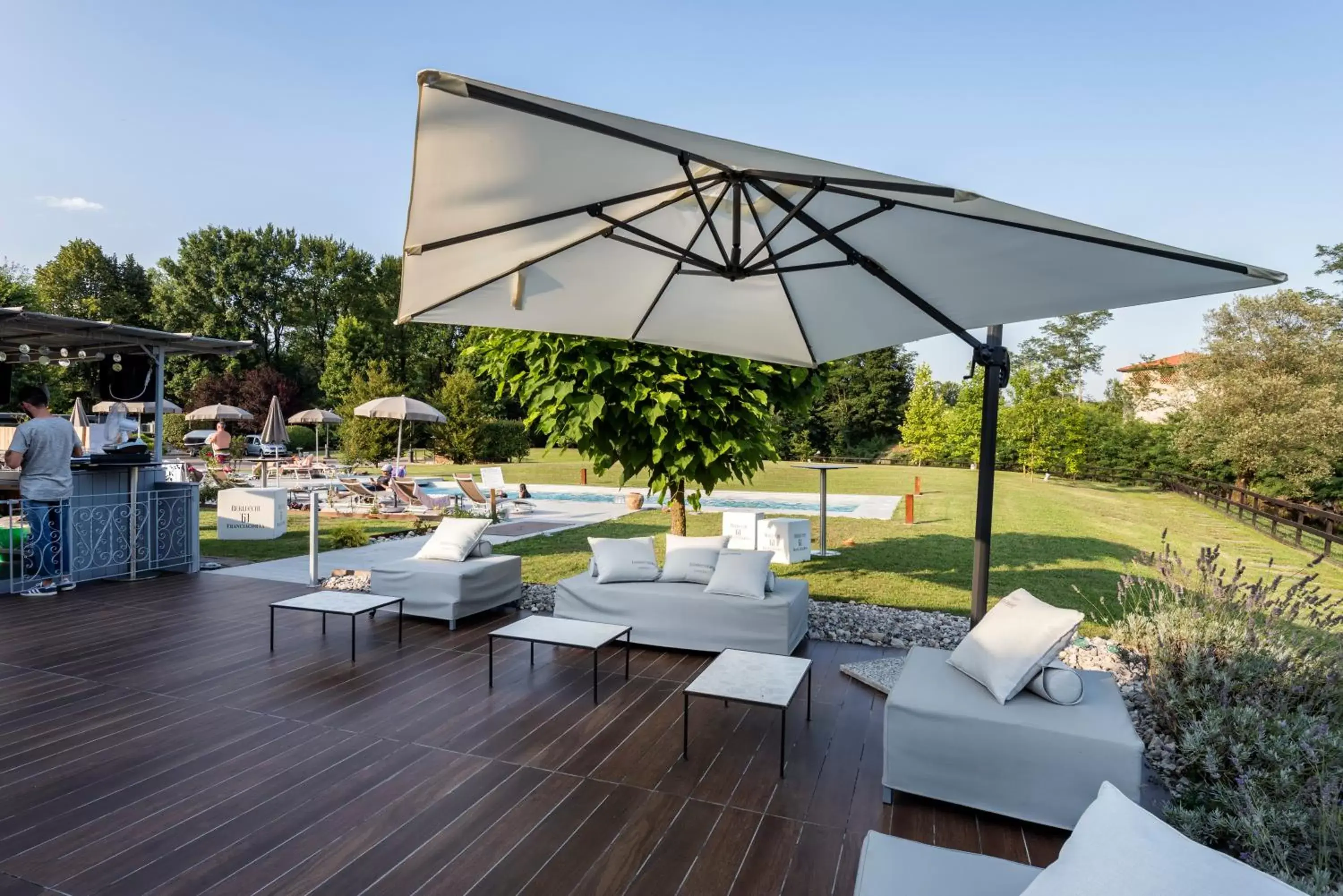 Swimming pool in La Casa del Mulino Swimming pool in La Casa del Mulino