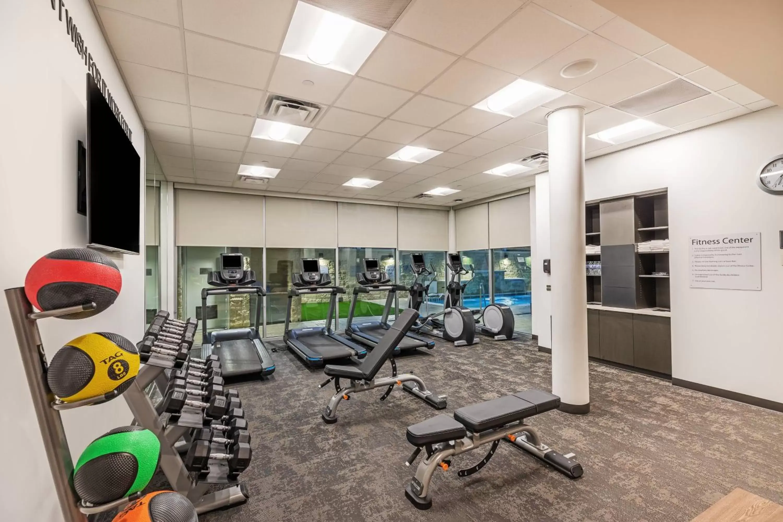 Fitness centre/facilities, Fitness Center/Facilities in Fairfield Inn & Suites Houston Memorial City Area