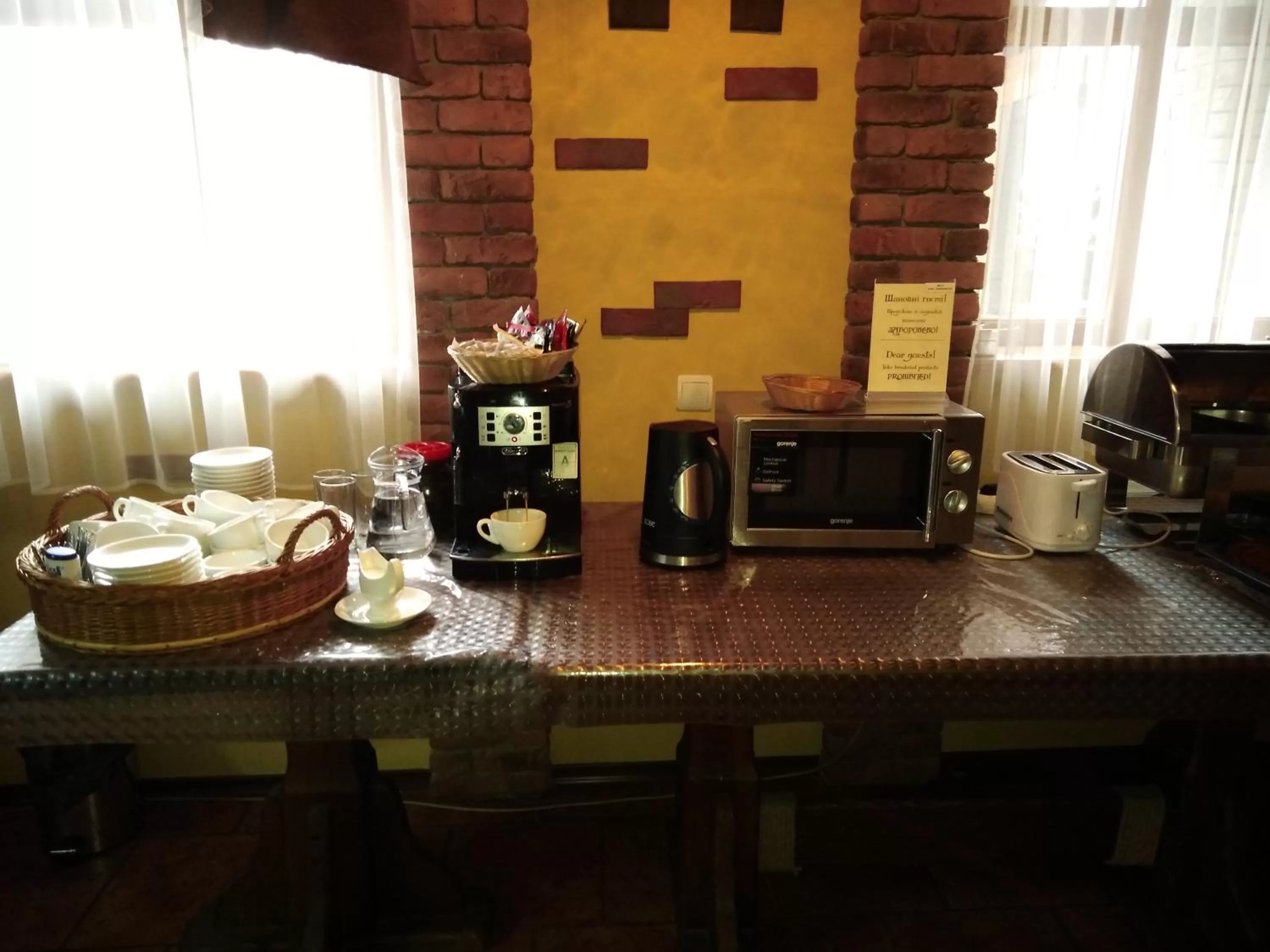 Buffet breakfast in Stara Vezha Hotel