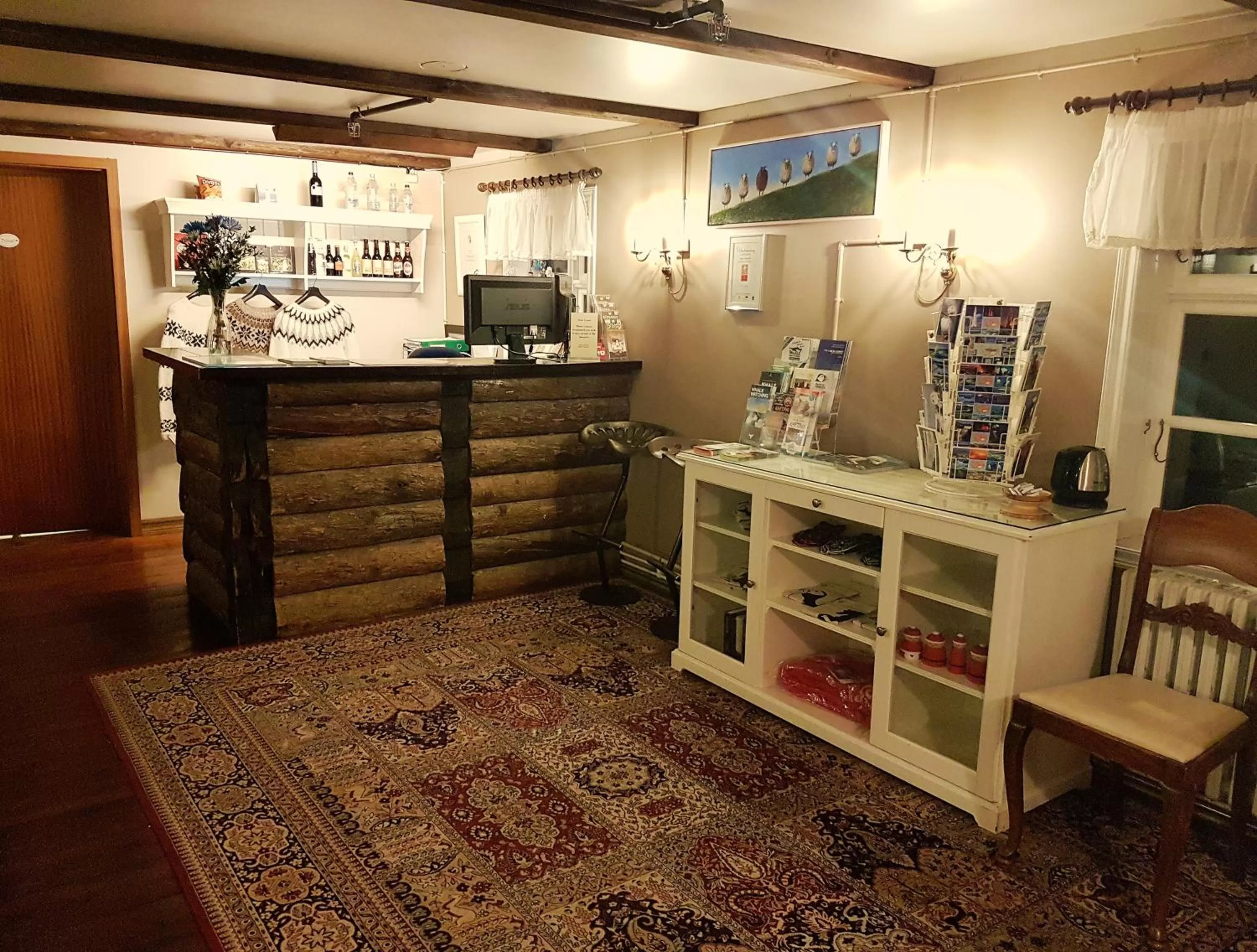 Lobby or reception in Hótel Tindastóll