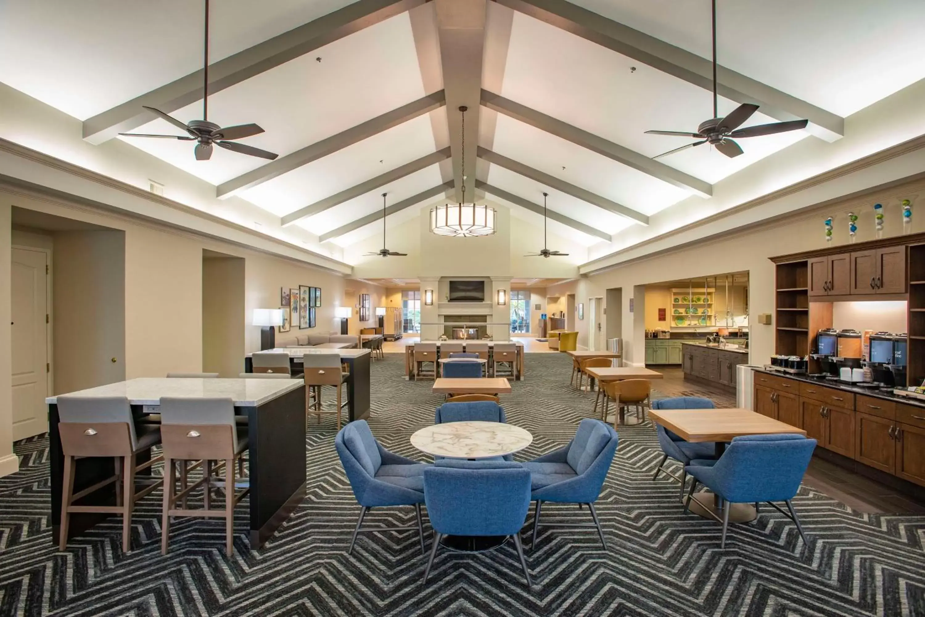 Lobby or reception, Restaurant/Places to Eat in Homewood Suites by Hilton Pensacola Airport-Cordova Mall Area