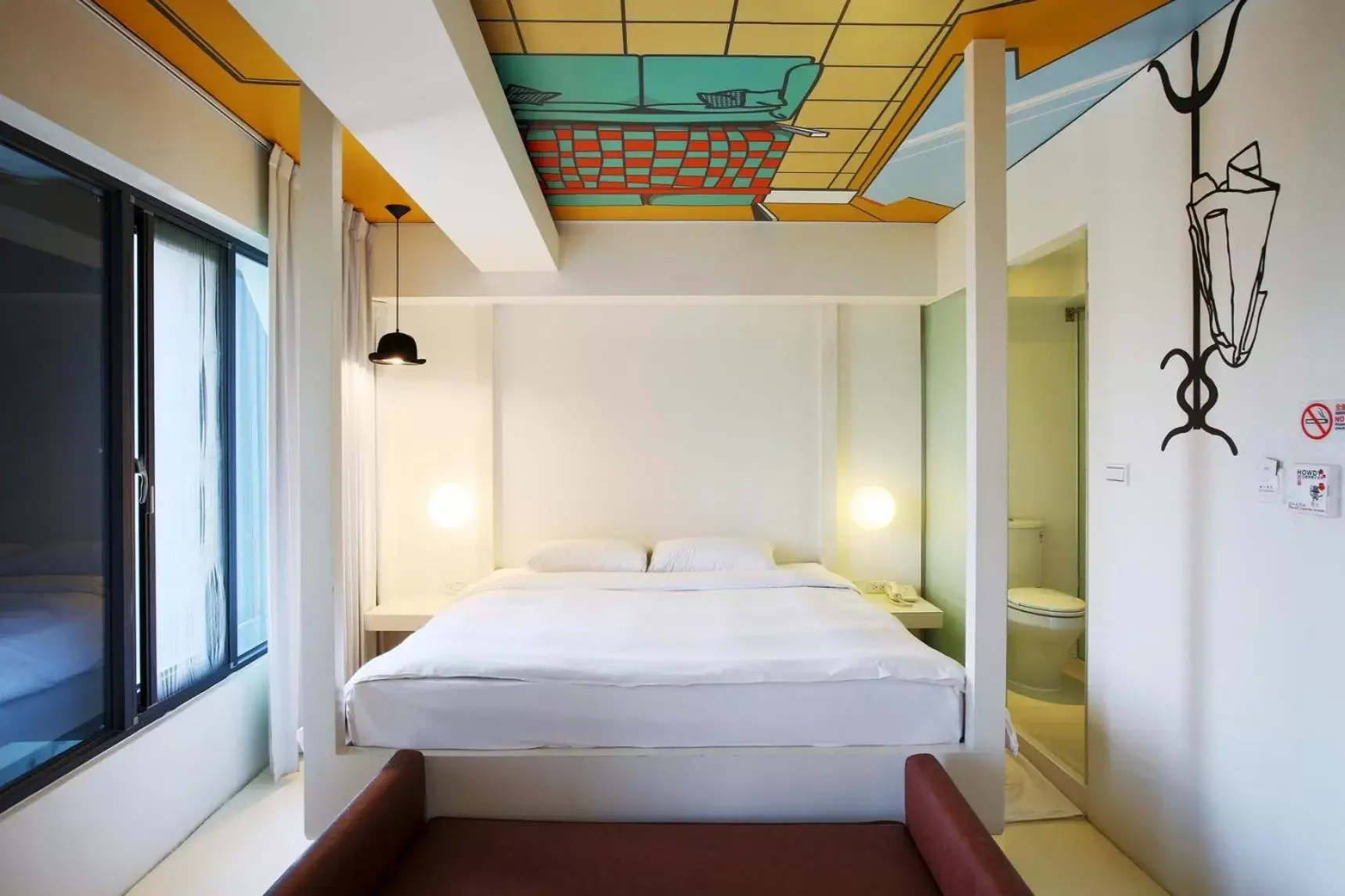 Photo of the whole room, Bed in Hotel Papa Whale-Kaohsiung Formosa Boulevard