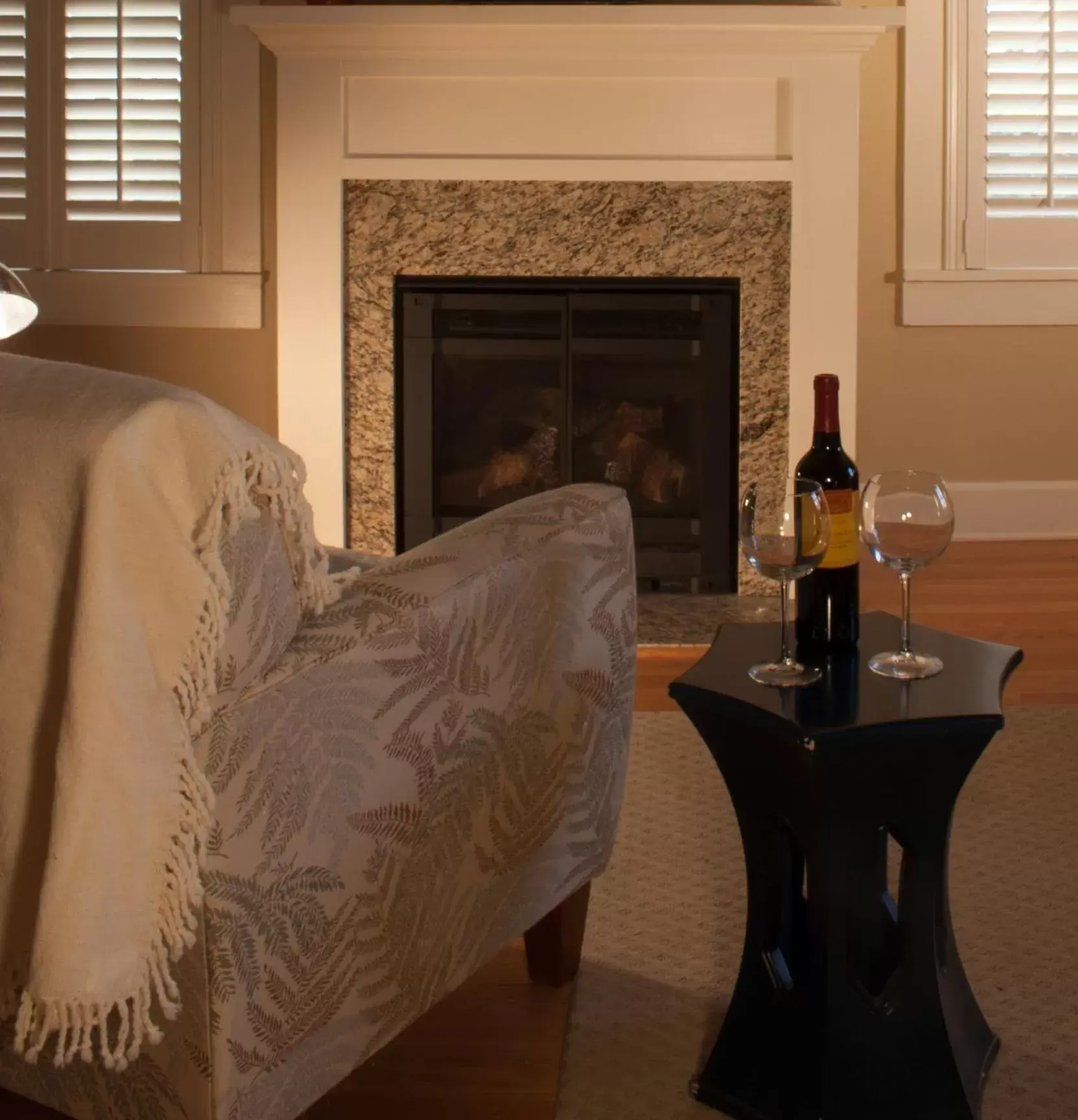 Seating Area in Showers Inn