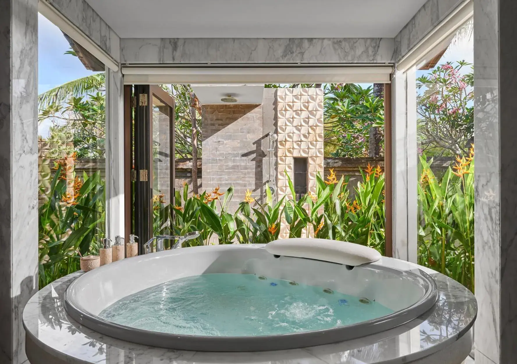 Shower in Suites & Villas at Sofitel Bali