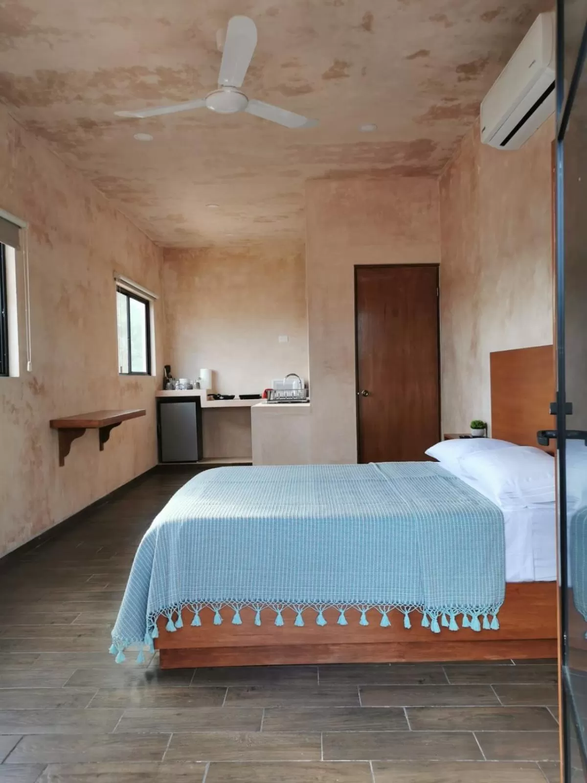 Bed in Hotelito YUM KAAX