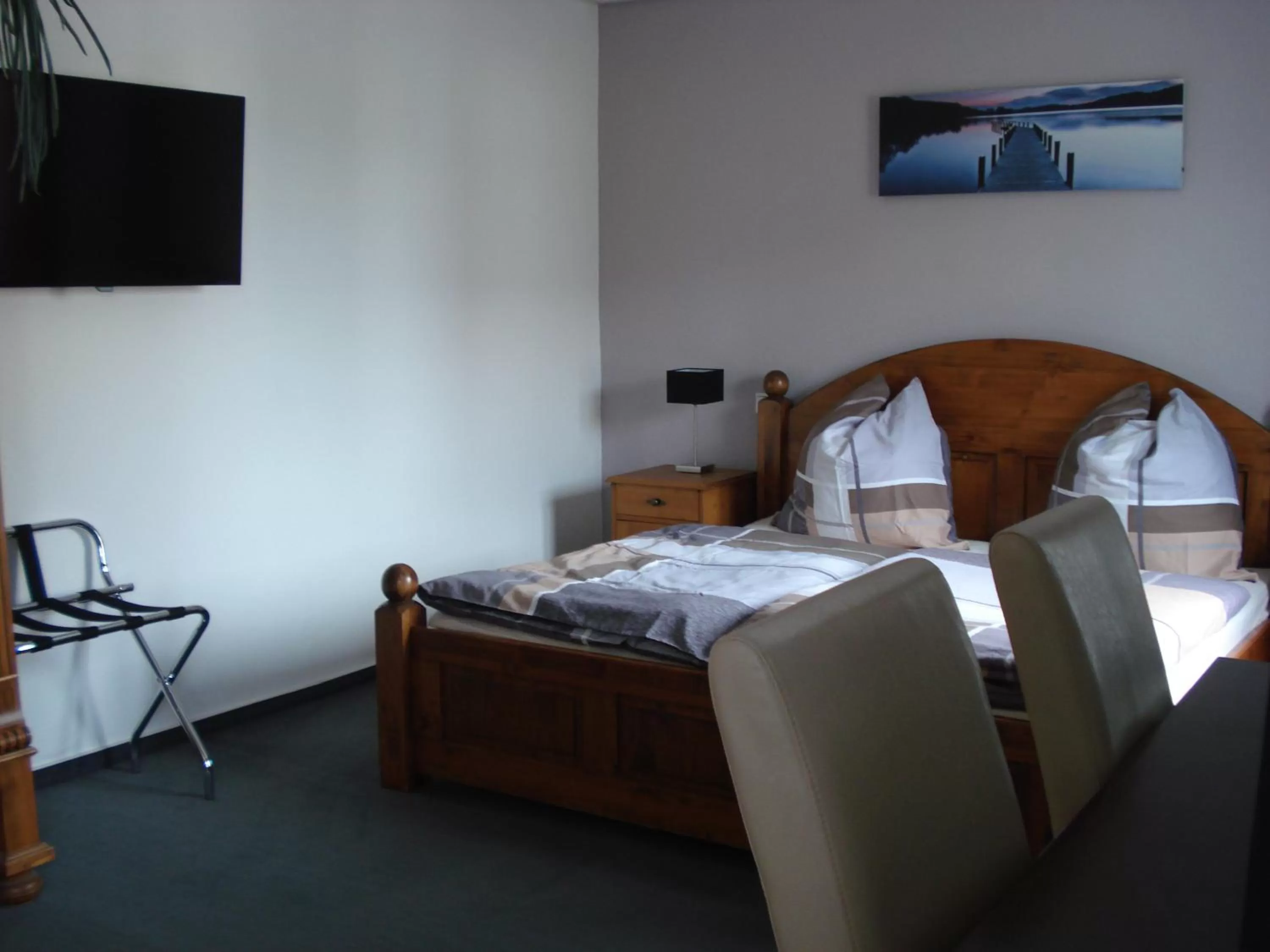 Bed in Hotel Restaurant Fritz