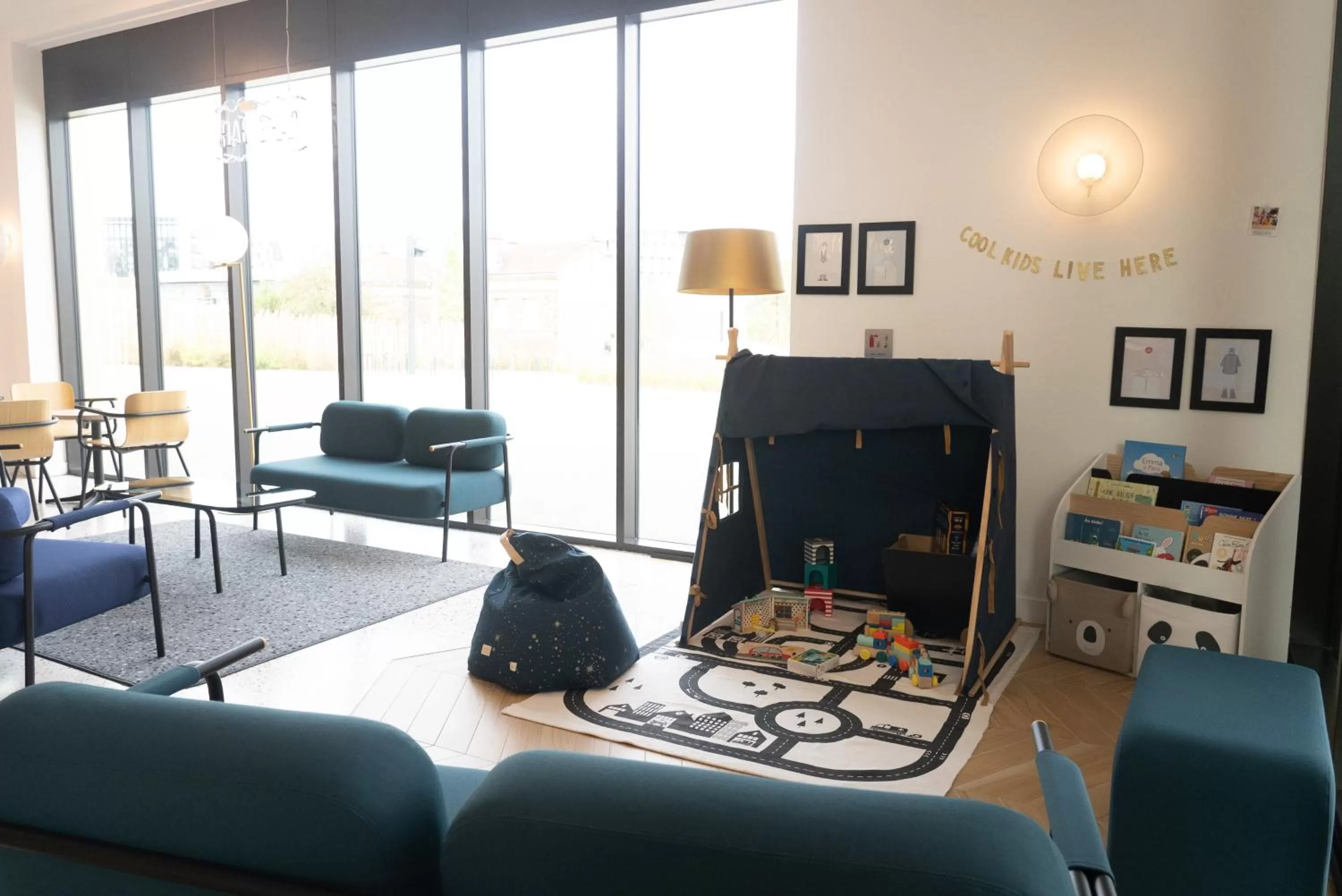 Children play ground in ibis Styles Paris Romainville