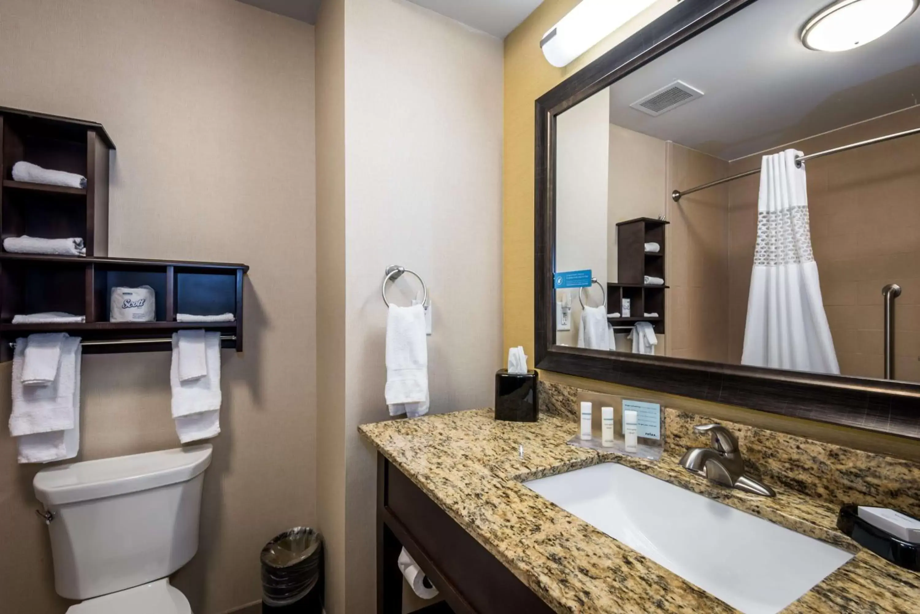 Bathroom in Hampton Inn Indianapolis NW/Zionsville