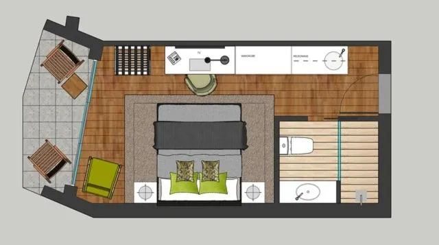Floor plan in Allure On Ocean Motel - Mollymook Beach