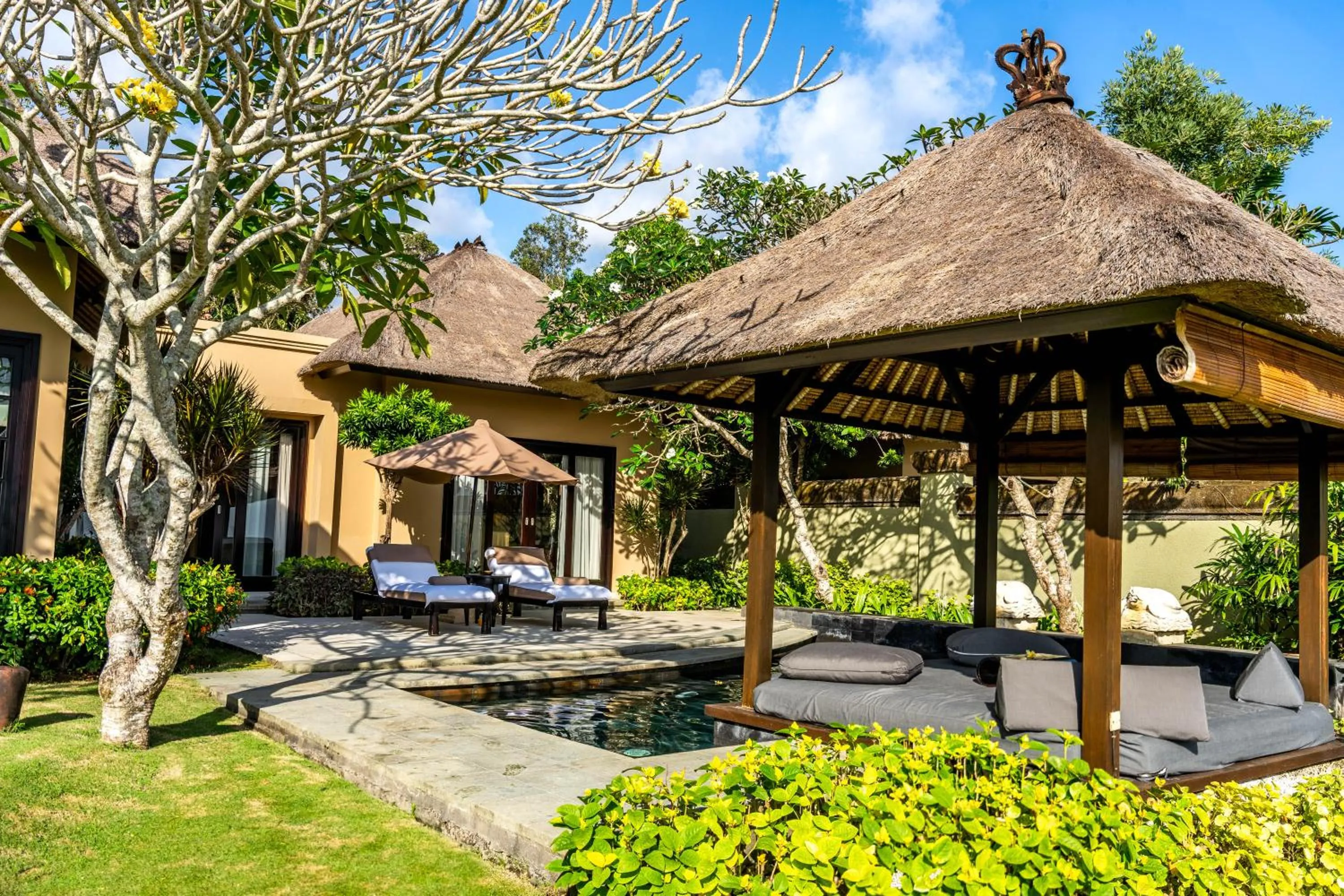 Seating area in AYANA Villas Bali