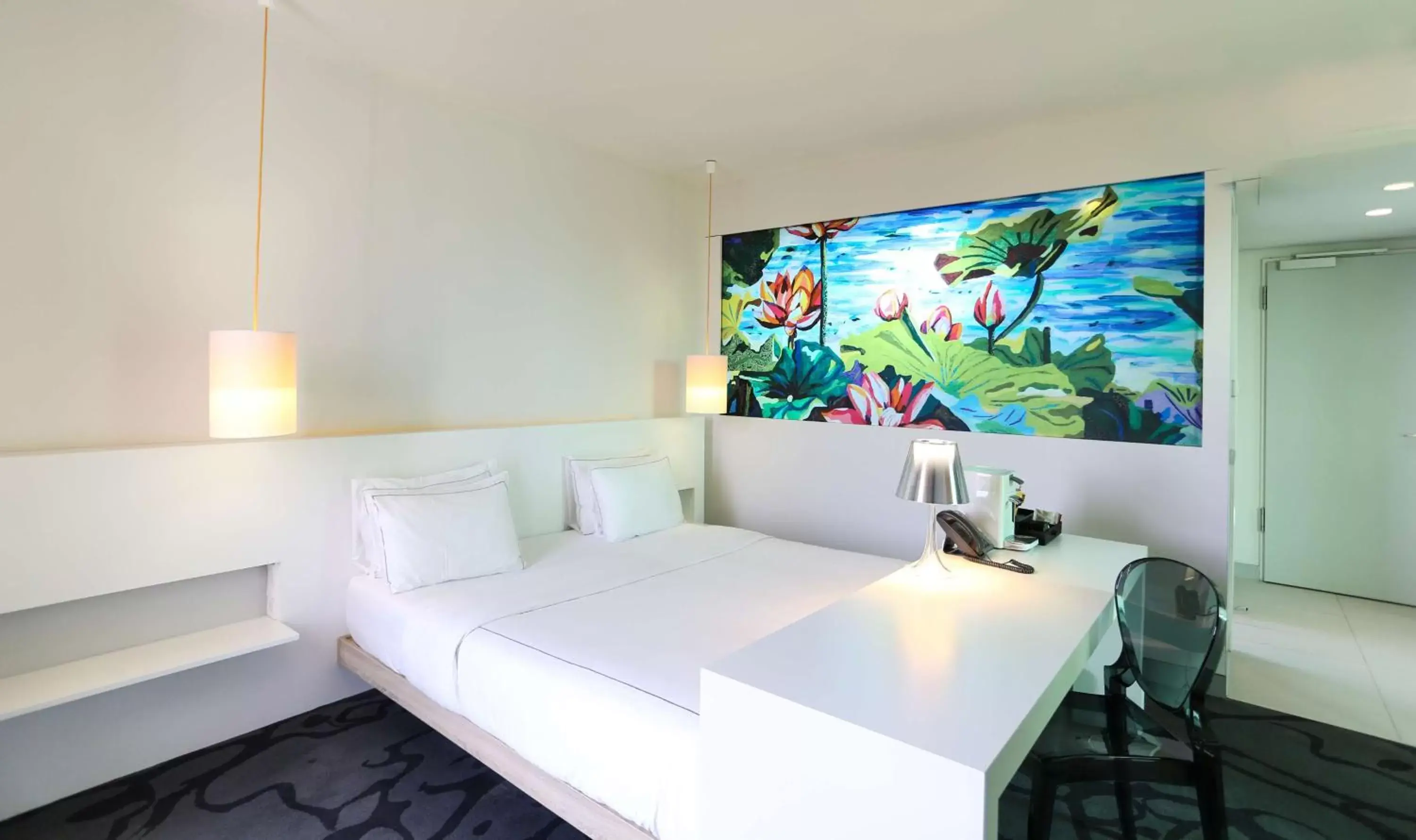 Bedroom, Bed in art'otel cologne, Powered by Radisson Hotels