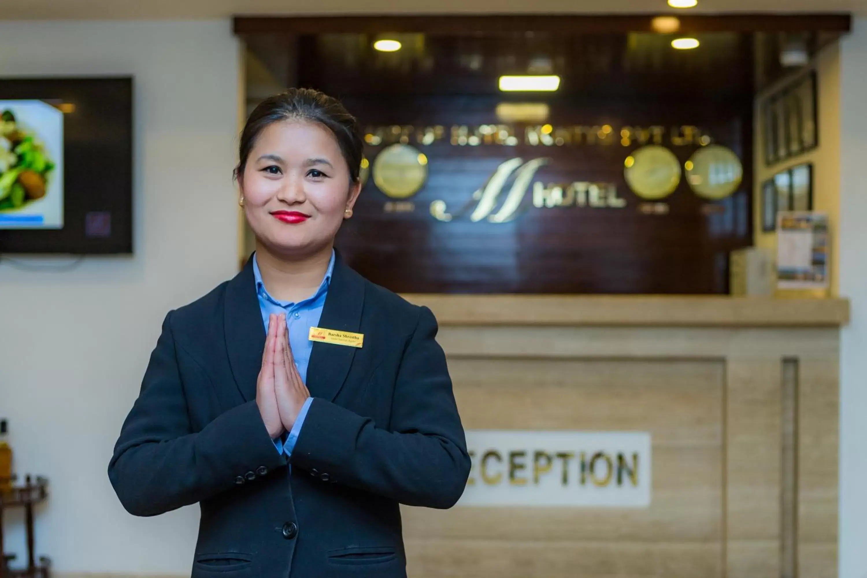 Staff in M Hotel Thamel-Kathmandu