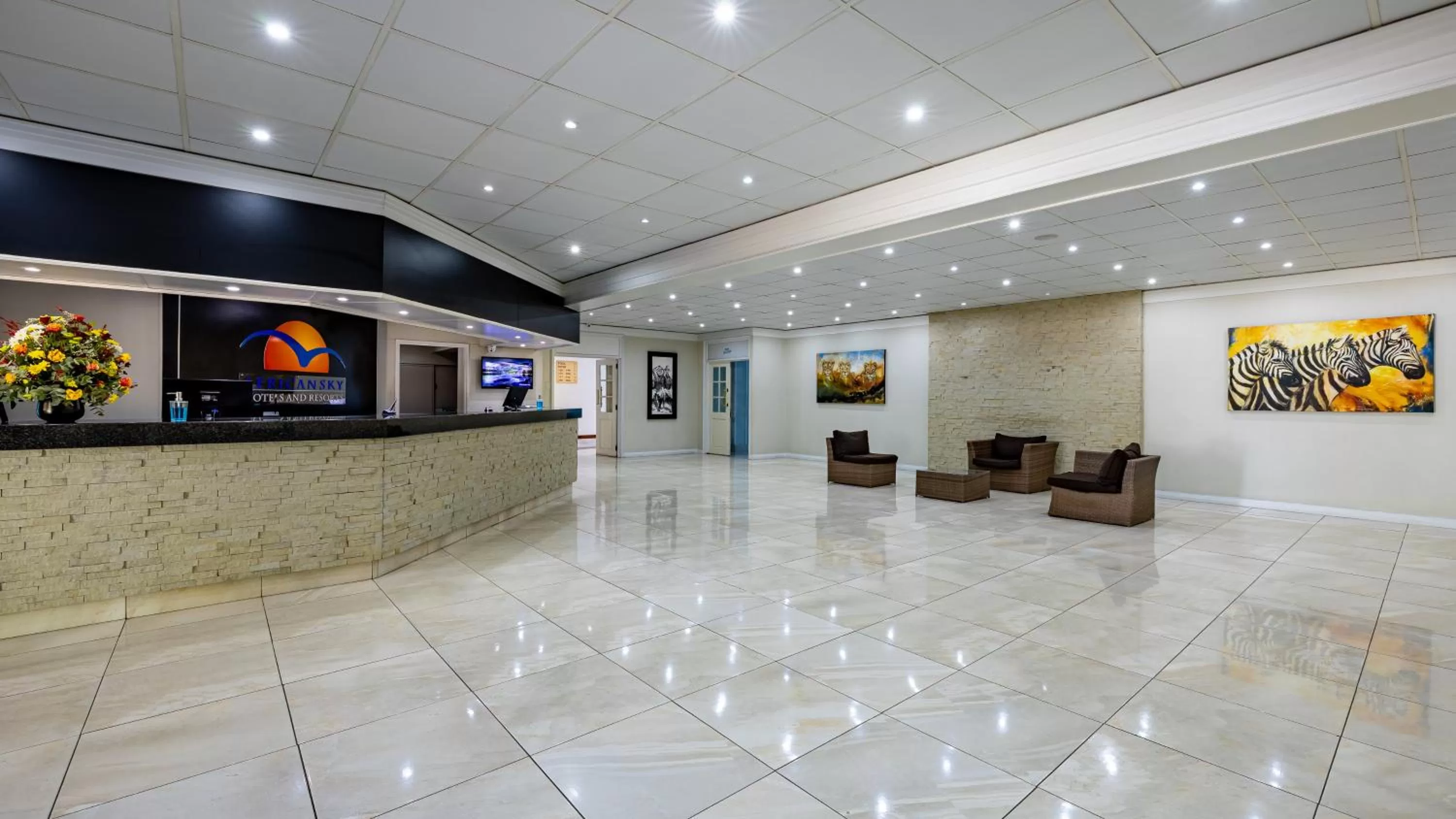 Lobby or reception in African Sky Newcastle Inn