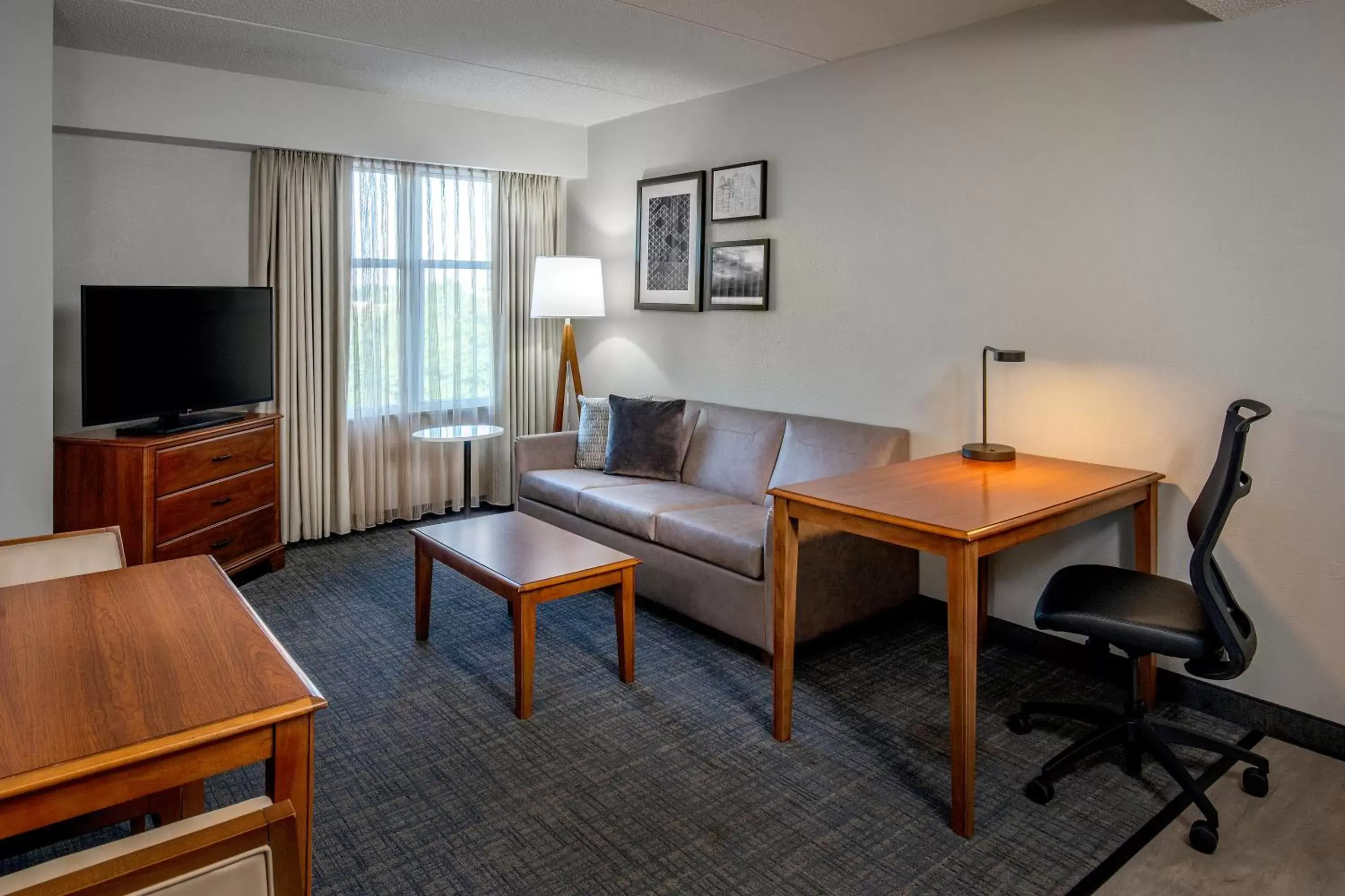 TV and multimedia, Seating Area in Residence Inn by Marriott Chesapeake Greenbrier